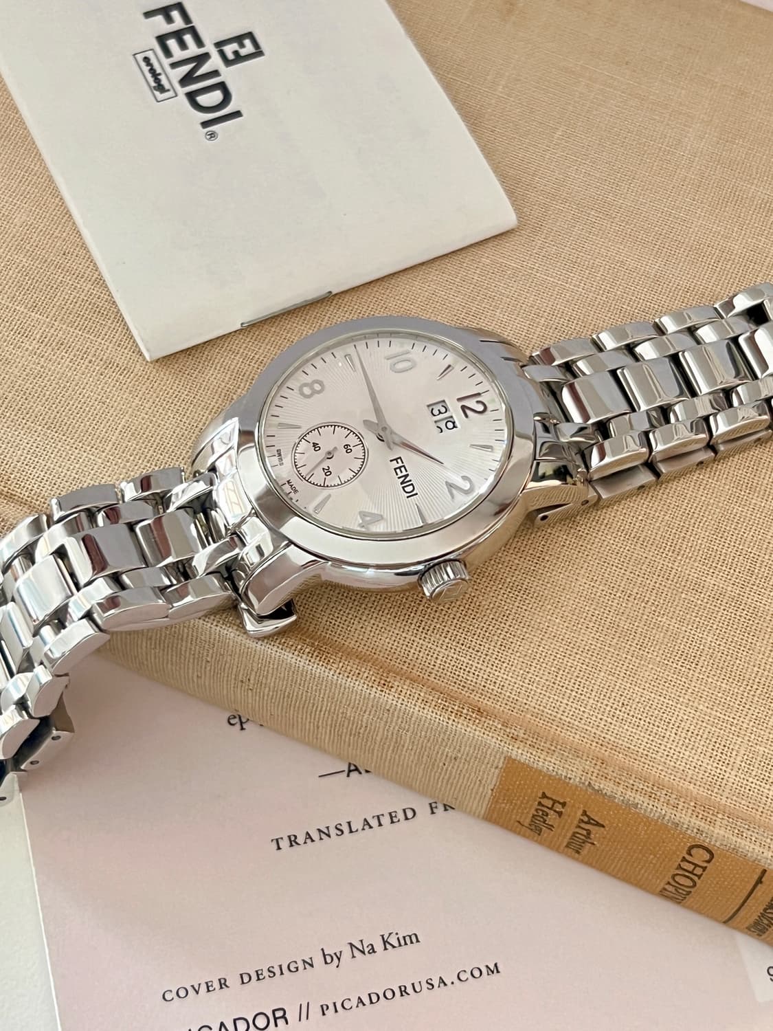 FENDI 펜디 데이트 스몰세컨드 스틸 남성 시계 상품이미지8