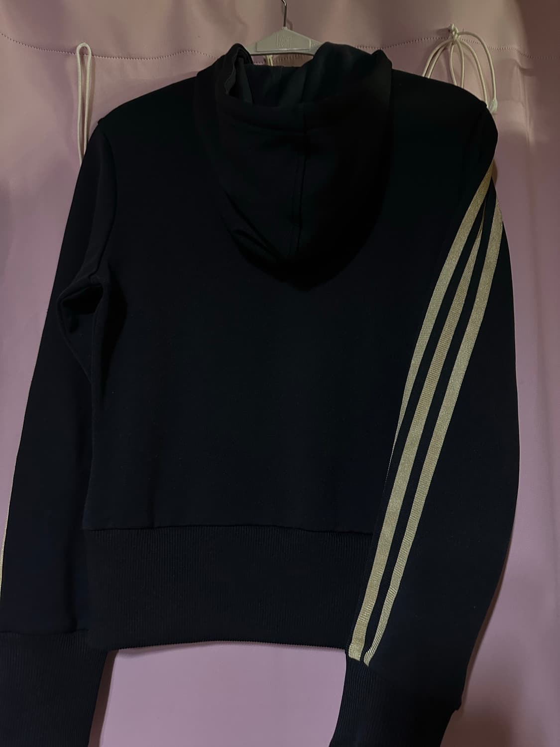 아디다스 파이어버드 후드집업 아디다스 검골 후집 불꽃 블랙 골드 상품이미지3