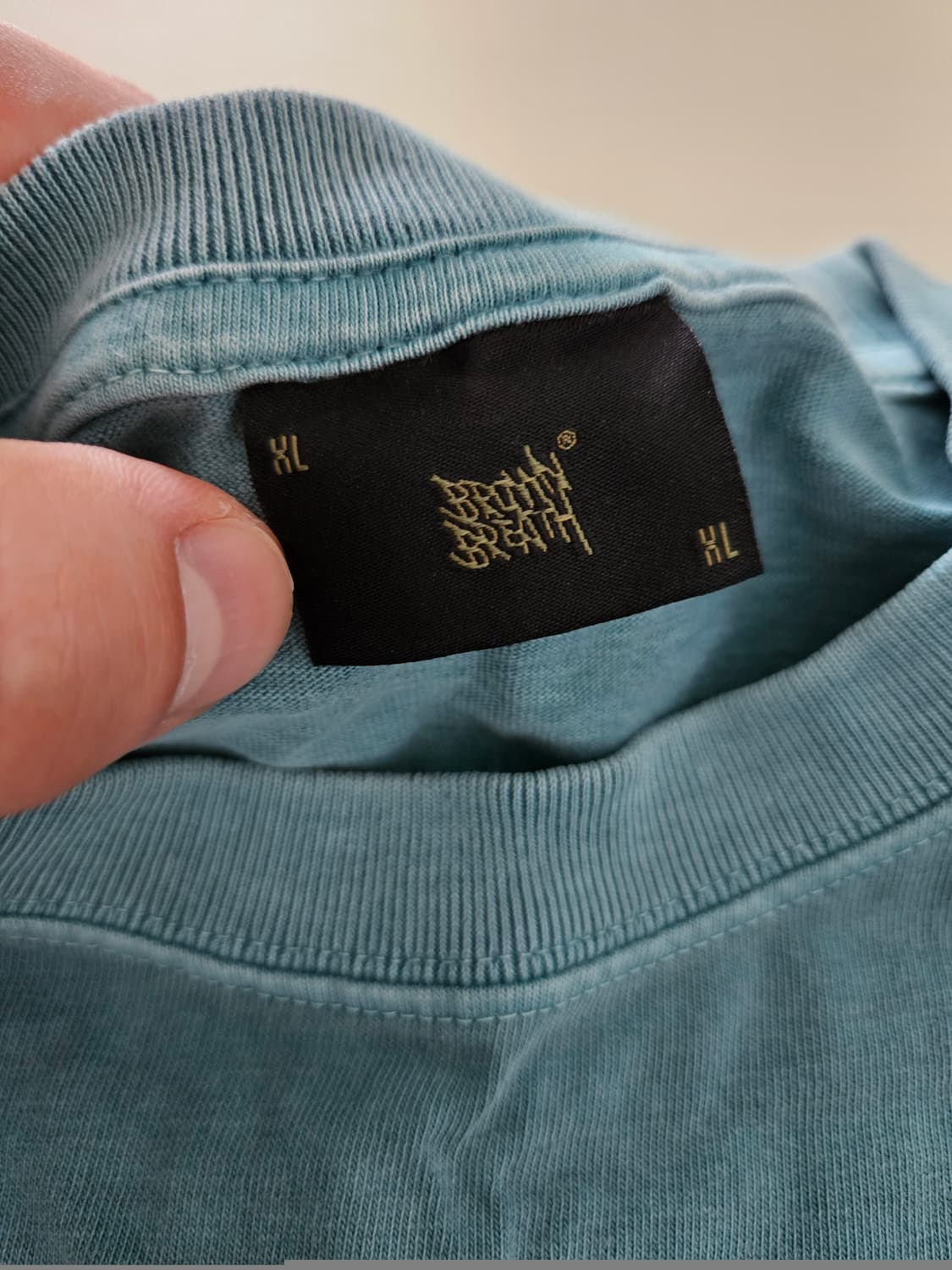 브라운브레스 그래픽 포켓 반팔 티셔츠 - 빈티지 블루  상품이미지3