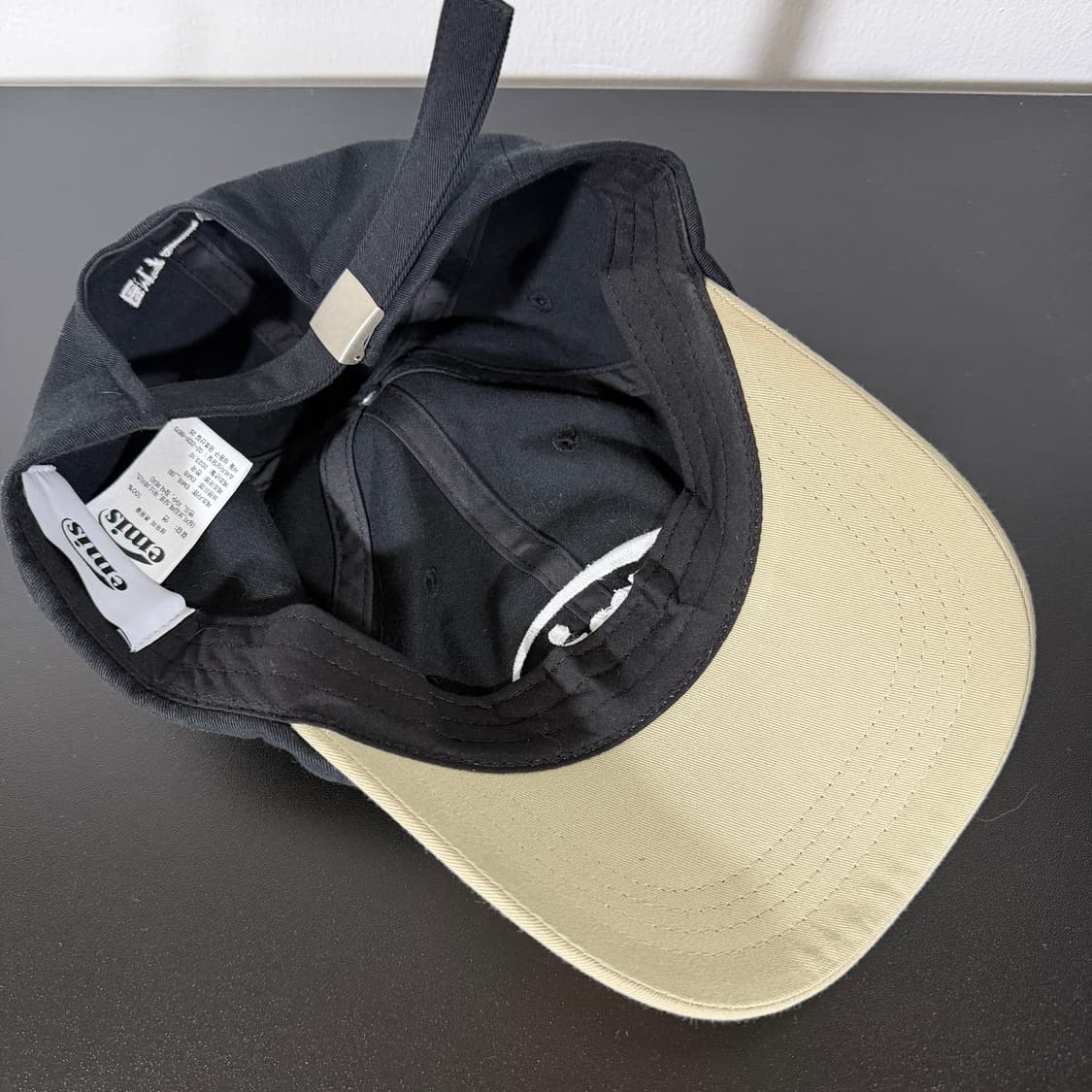  emis 이미스 투톤 코튼 볼캡 모자 상품이미지3