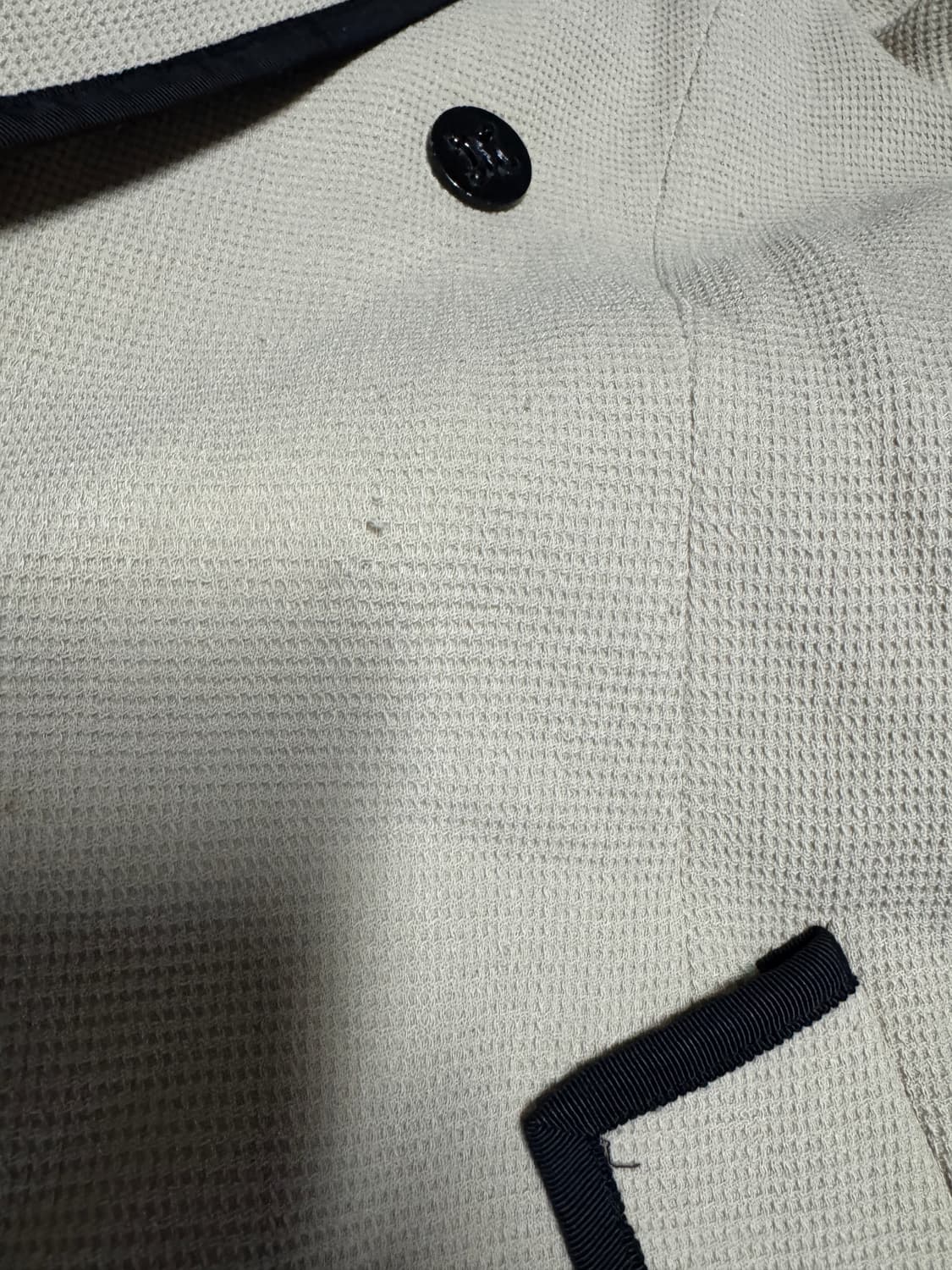 여성 모조에스핀 22년도 배색 포인트 벨티드 울 코트 상품이미지7