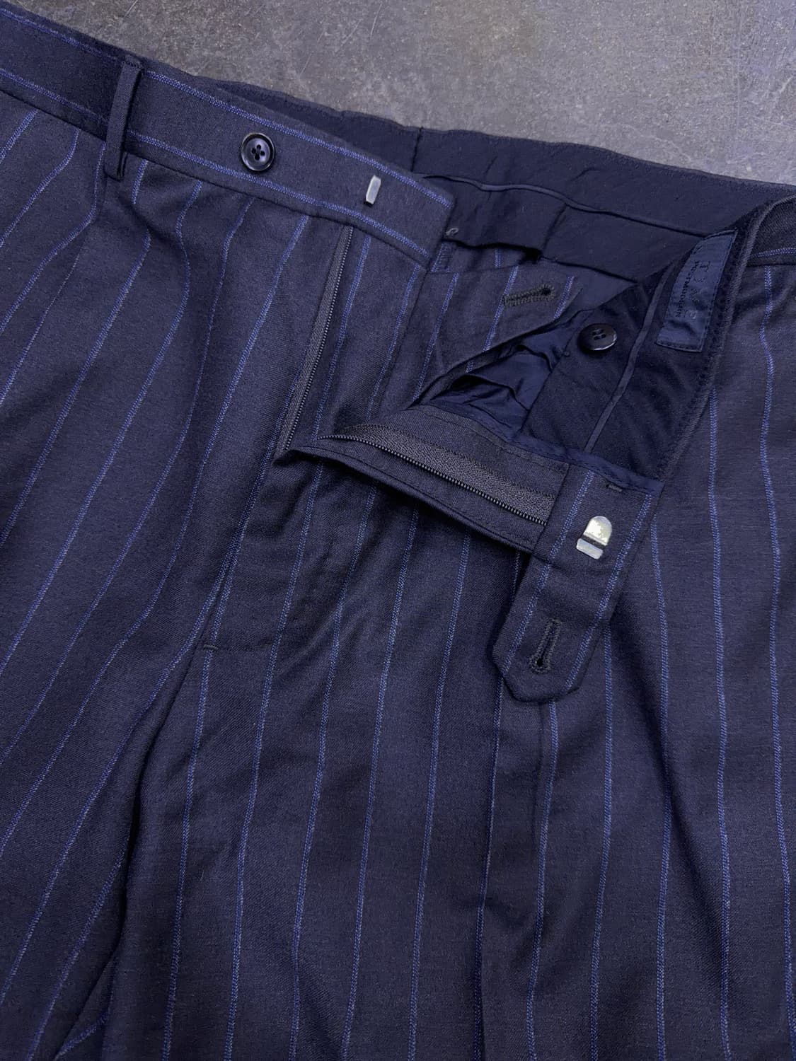 타임옴므 스트라이프 수트셋업 캐시미어 블렌드 블레이저 팬츠 54 상품이미지10