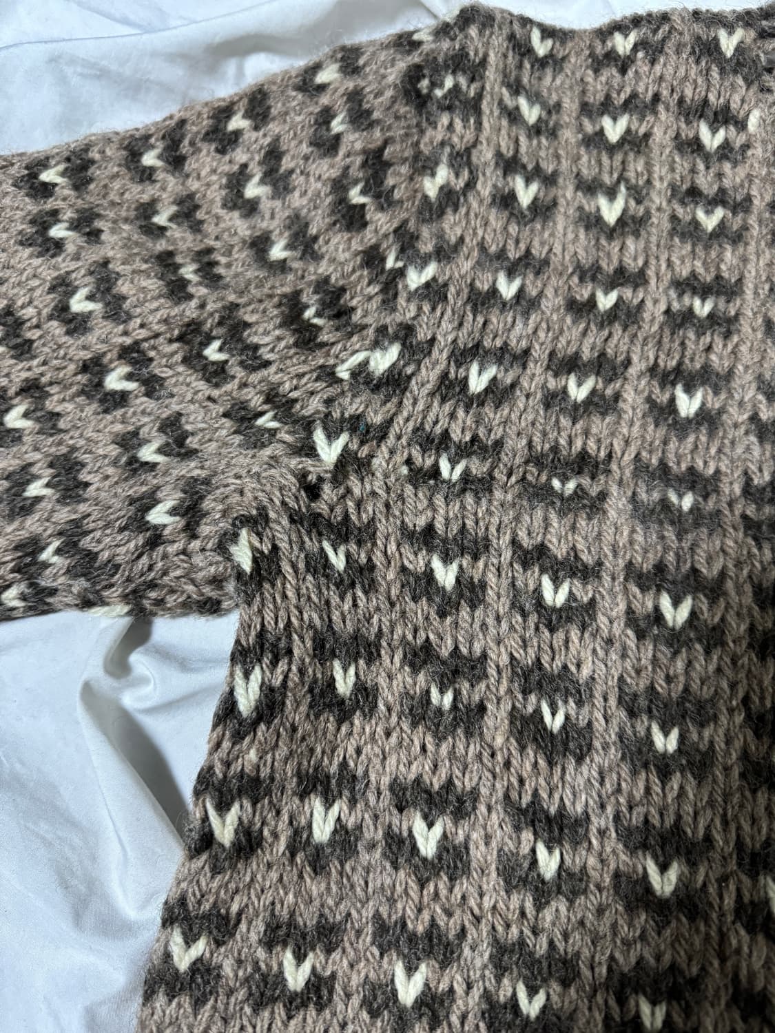 맥그리거 버드아이 패턴 울 니트 상품이미지6