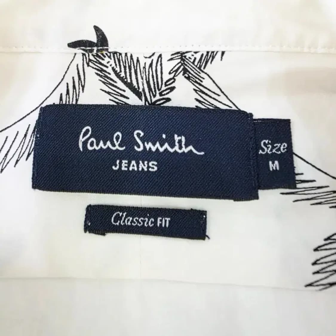 폴스미스 Paul Smith 바나나 패턴 반팔 셔츠 M 상품이미지10