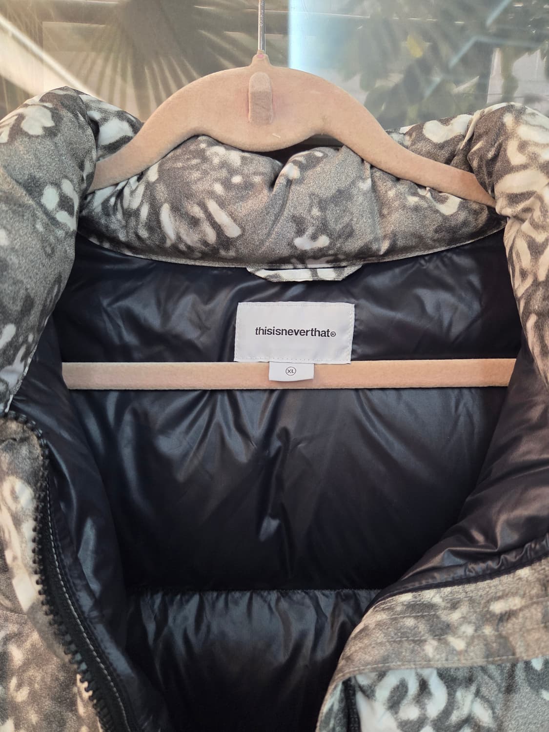 디스이즈네버댓 플라워 그레이 패딩 베스트 상품이미지4