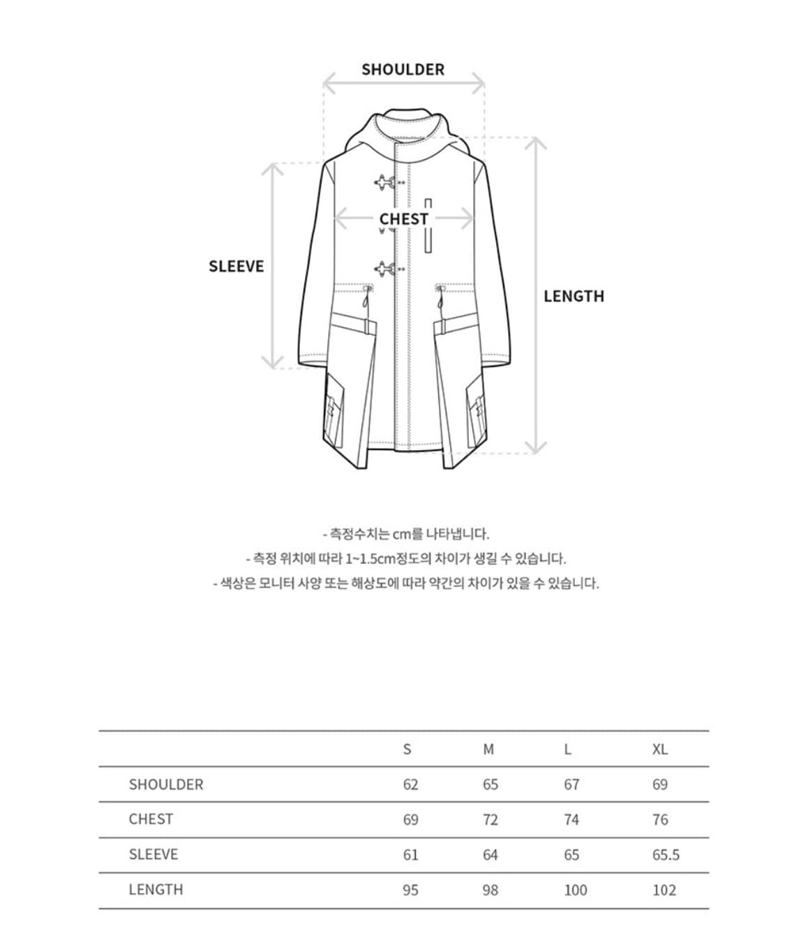 앤더슨벨 피쉬테일 파카 패딩 S 상품이미지6