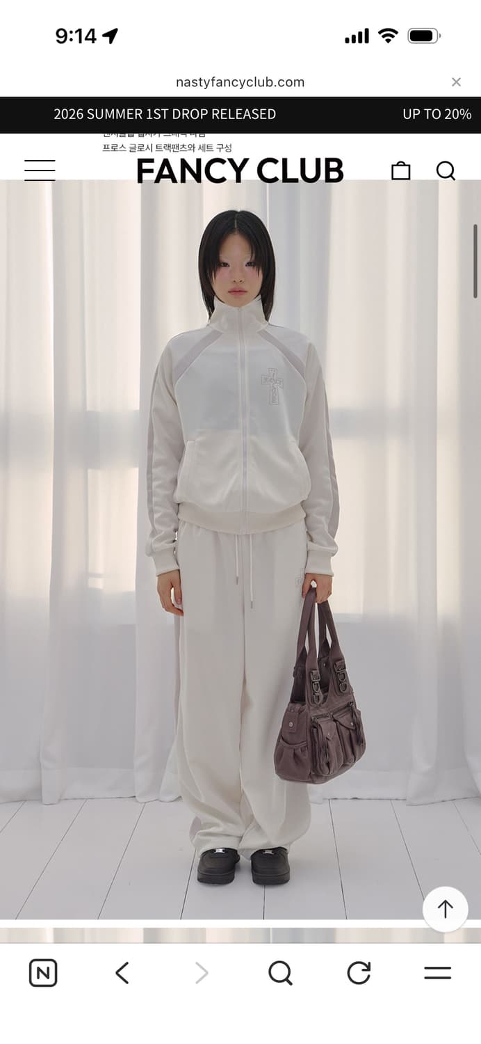 팬시클럽 FROSS GLOSSY TRACK TOP 상품이미지3