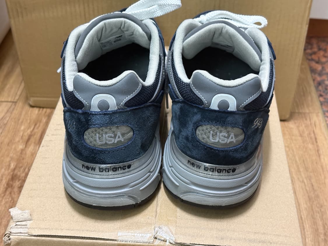 280) 뉴발란스 993 메이드 인 USA 네이비 - D 스탠다드 상품이미지5