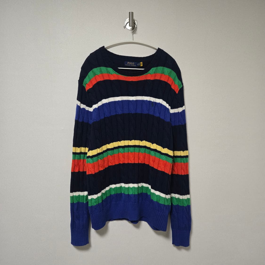 폴로랄프로렌 코튼 스트라이프 니트 / 남성 니트 / 남자 니트  상품이미지1