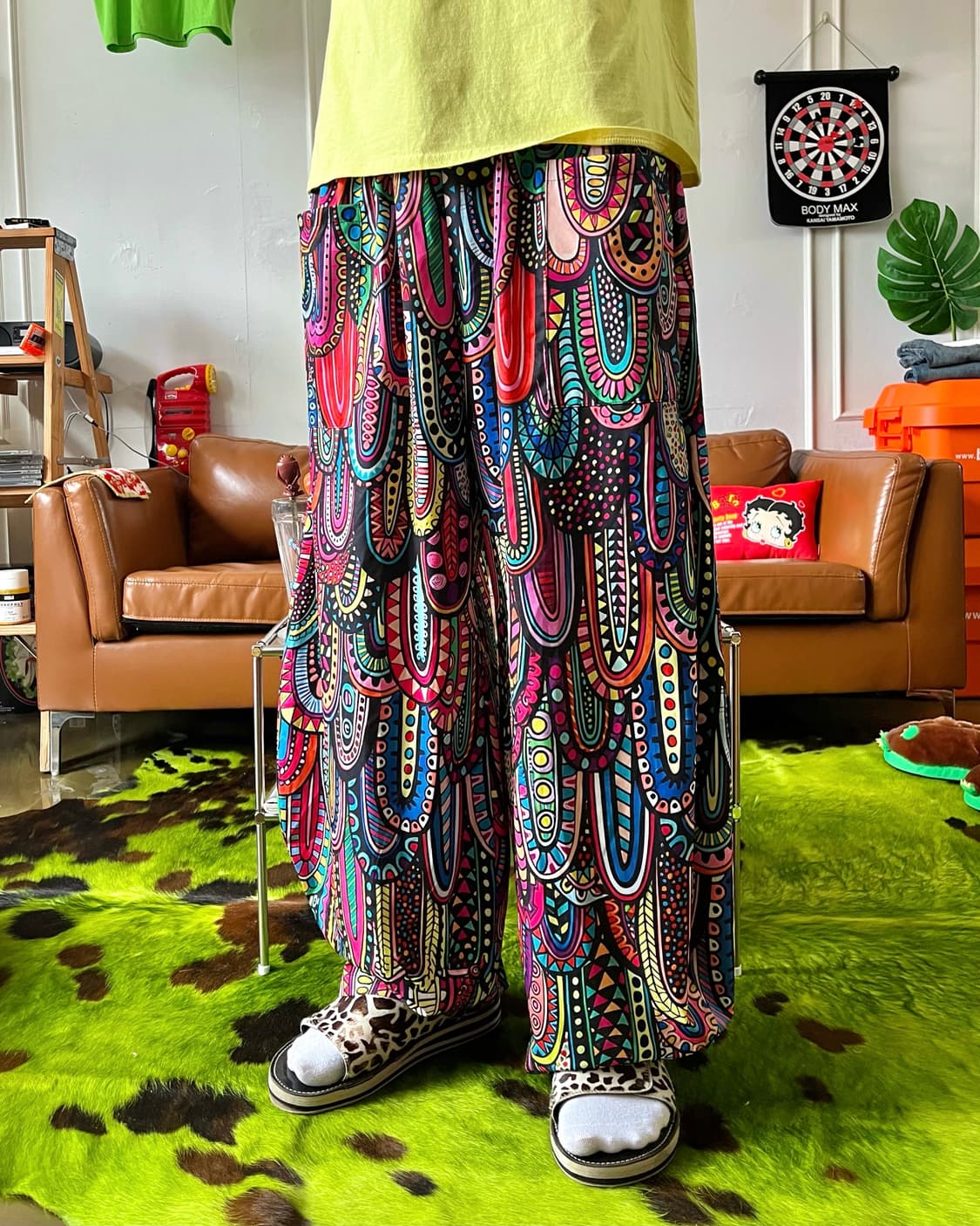 Vintage Crazy Pattern Balloon Pants 상품이미지2