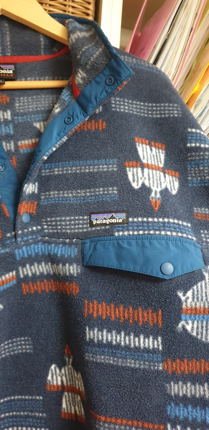 파타고니아 헤비웨이트 신칠라 풀오버 리버트라이브 네이비블루 L 상품이미지4