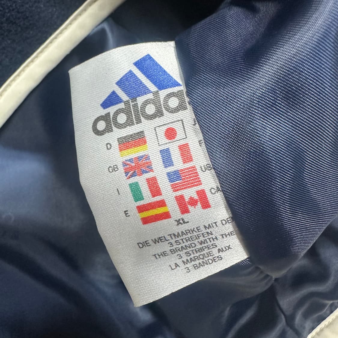 ✨ (바배) 아디다스 올드스쿨 네이비 베스트 플리스 조끼  상품이미지4