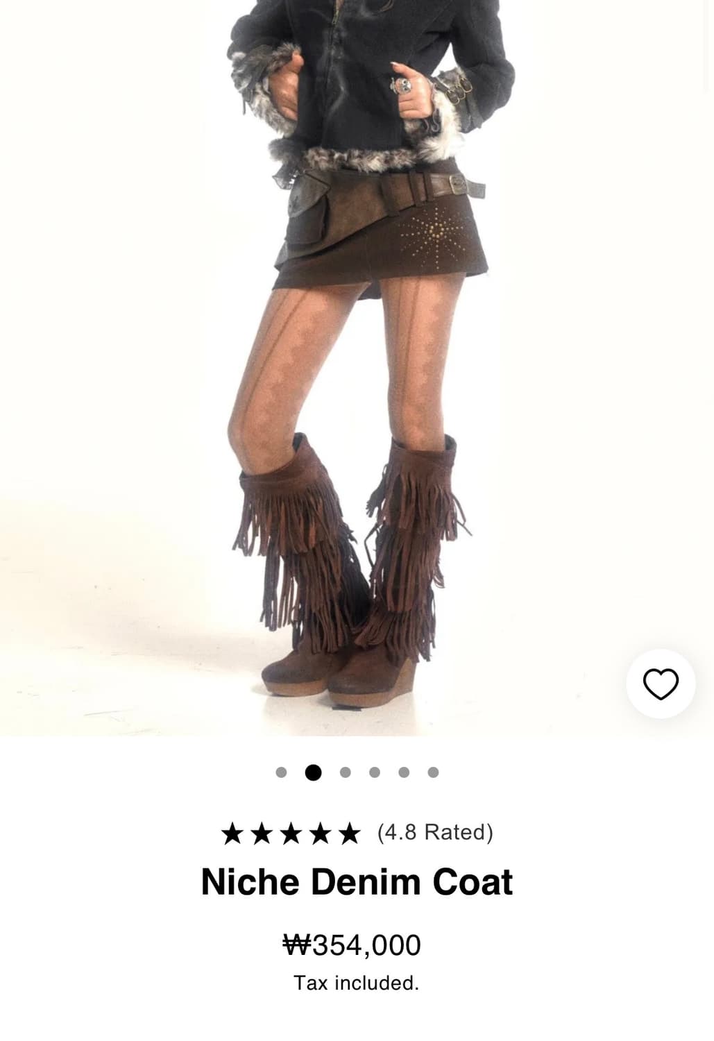 Flowers Birds Market 무스탕 자켓 상품이미지3