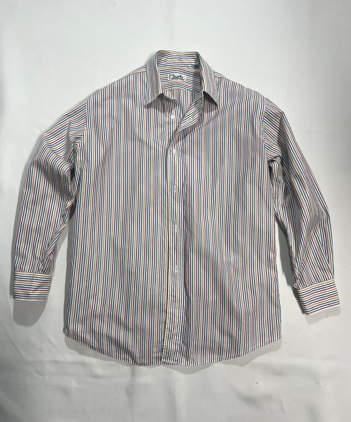 90‘s 에르메스 스트라이프 셔츠 상품이미지2