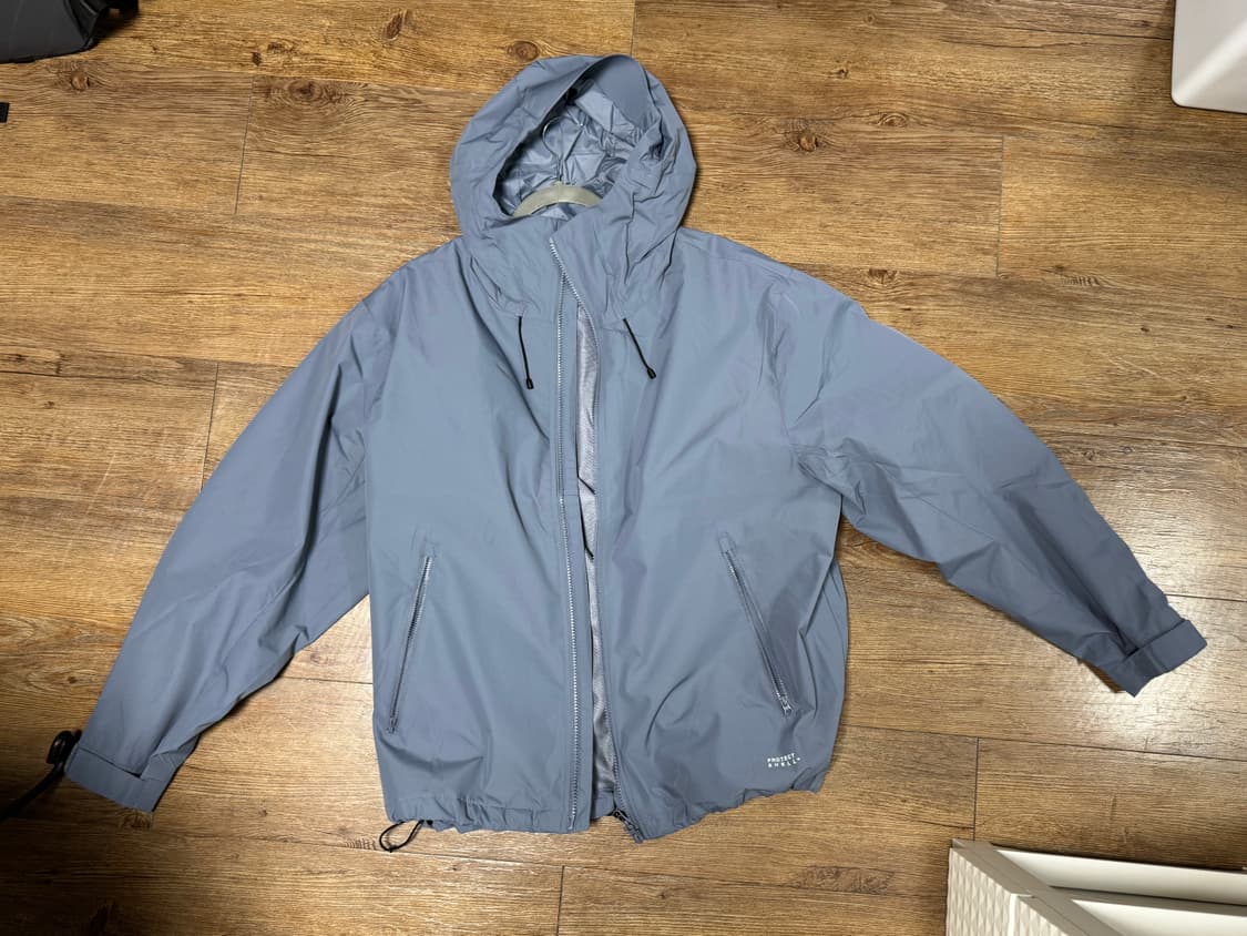 무신사스탠다드 스포츠 2-Layer 바람막이 더스티블루 L 상품이미지3