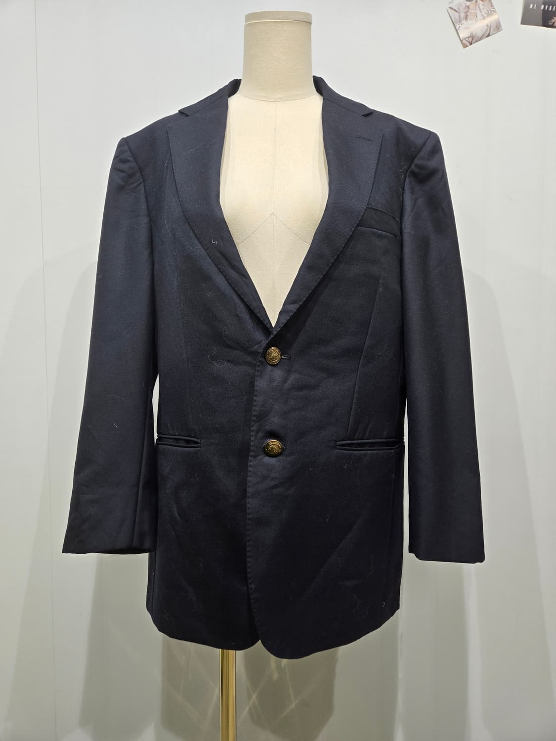 버버리 네이비 금장 블레이저 자켓 상품이미지1