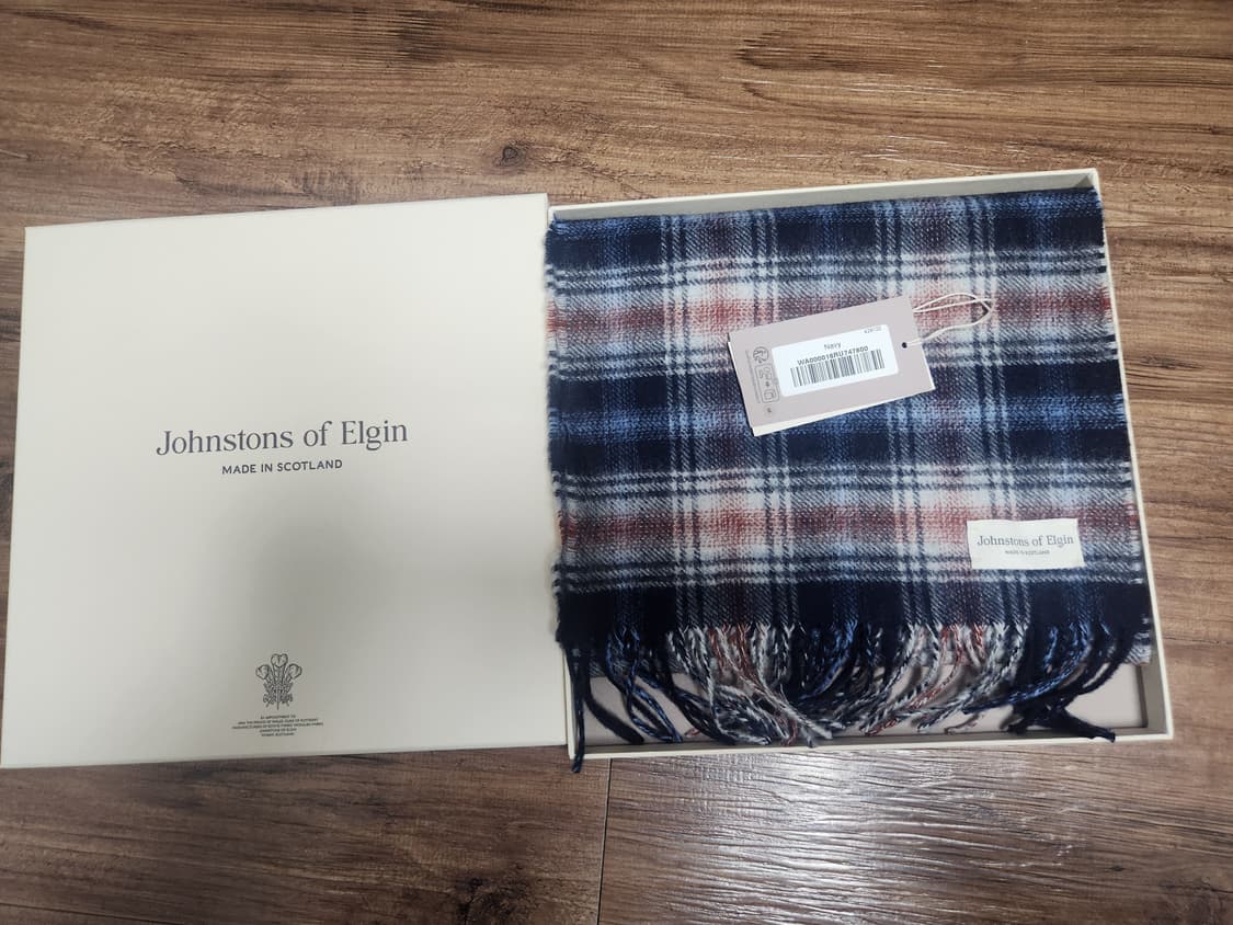 존스톤즈 오브 엘긴 캐시미어머플러(새상품) 상품이미지1