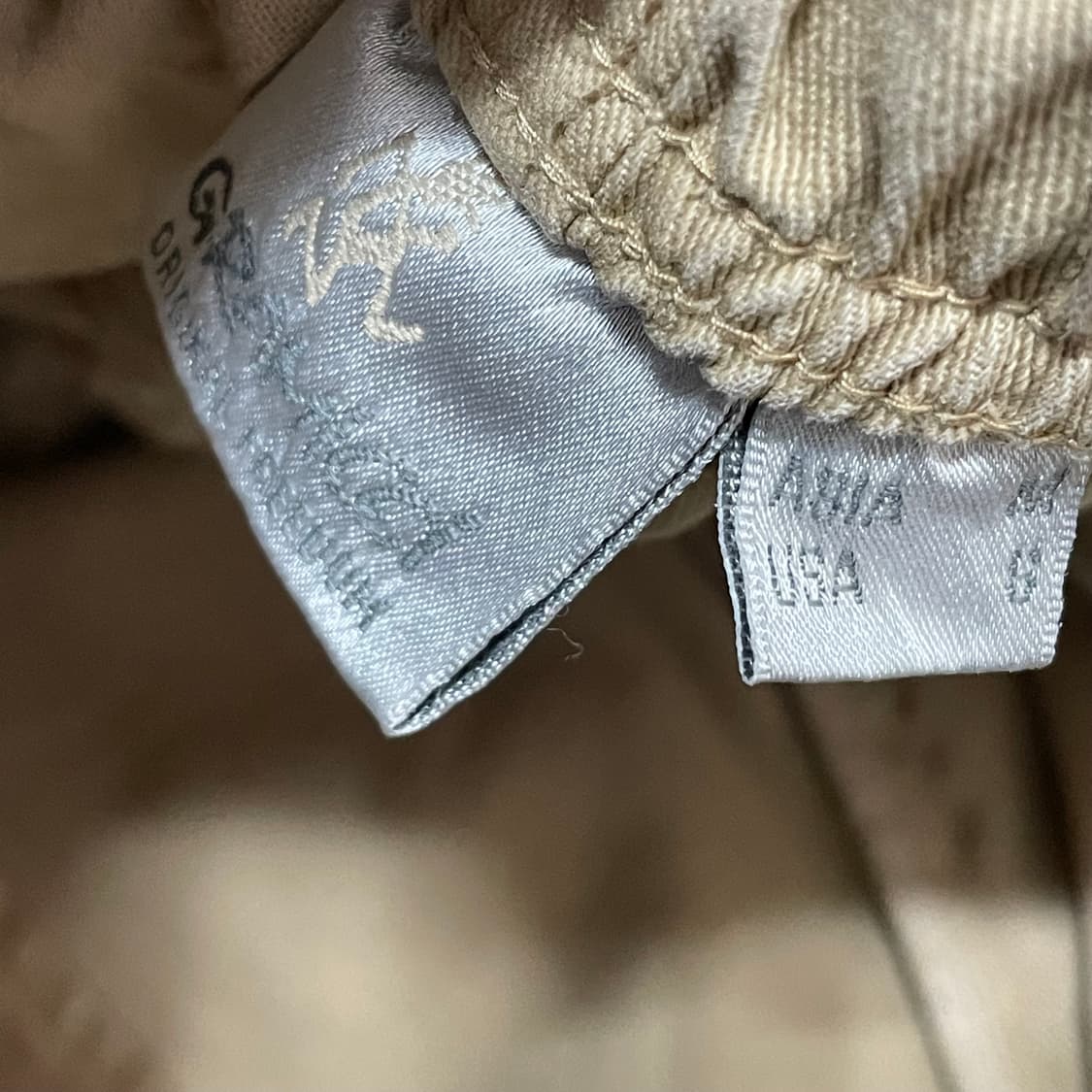 [M] 그라미치 루즈 테이퍼드팬츠 베이지 면바지 상품이미지2