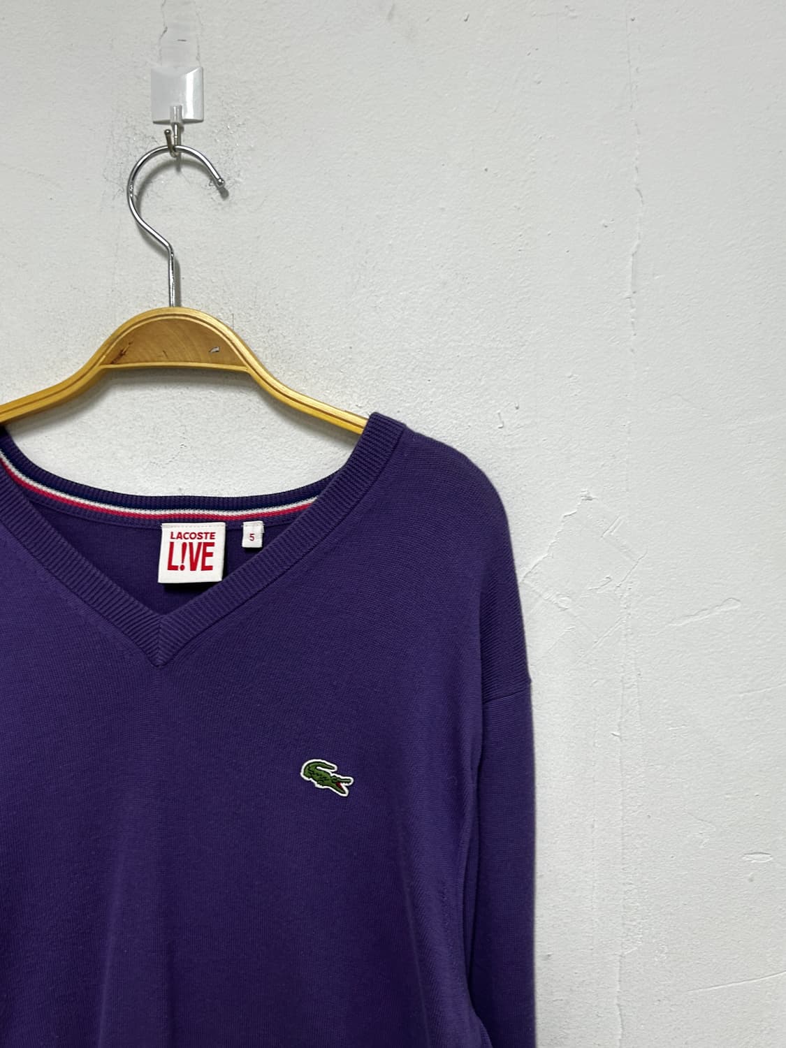 라코스테 브이넥 니트 상품이미지3