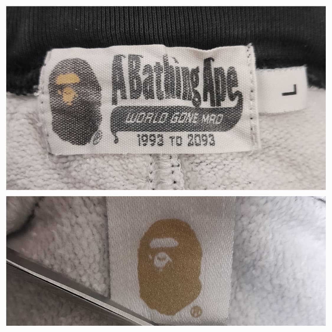 BAPE STA PATTERN 스웨트 쇼츠 L/32"~34" 상품이미지6