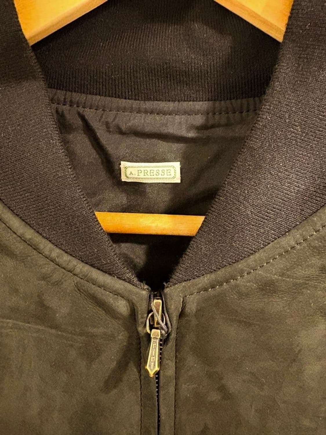 25ss Nubuck Leather Rib Blouson 상품이미지4