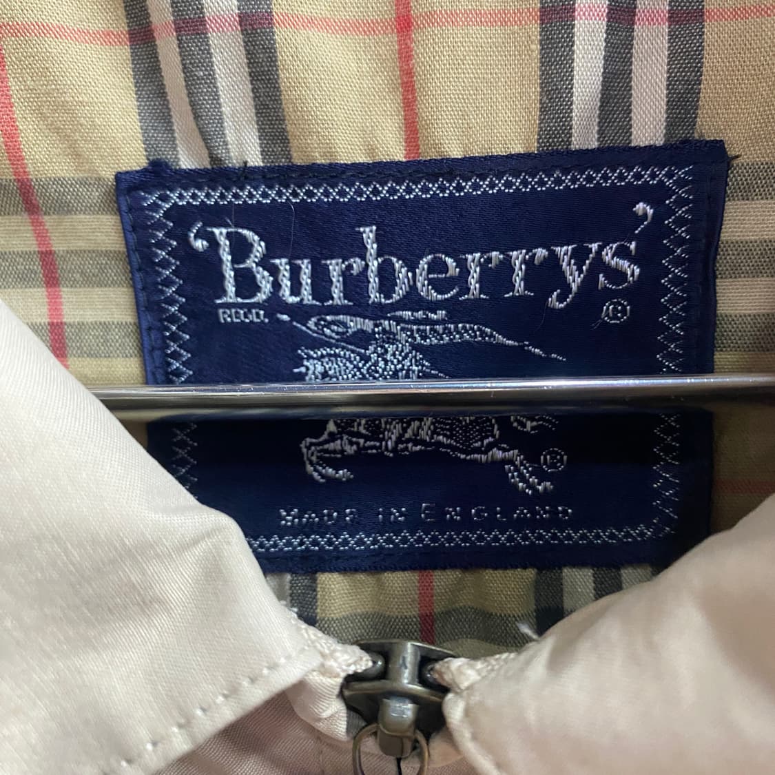 버버리 베이지 클래식 블루종 자켓 B3763 상품이미지4