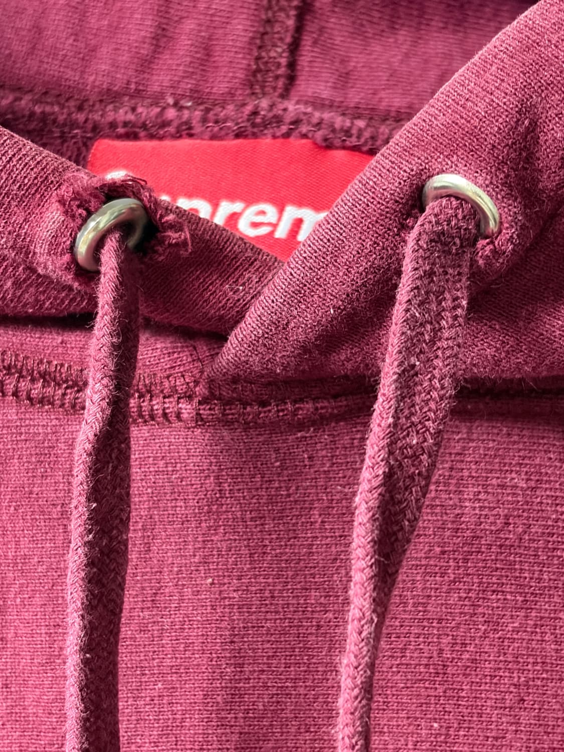 15ss 슈프림 X 래리 클락 키즈 버건디 후드 상품이미지3