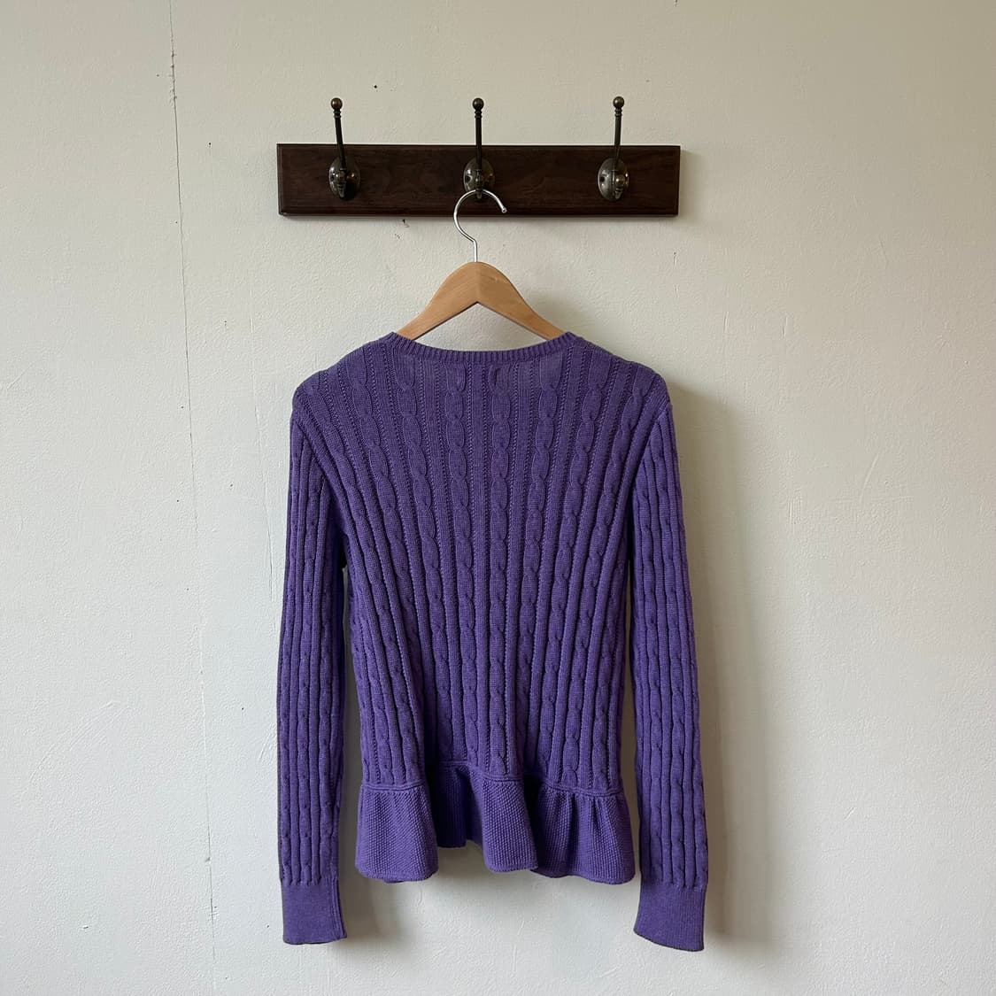 폴로랄프로렌 라벤더 케이블 가디건 상품이미지8