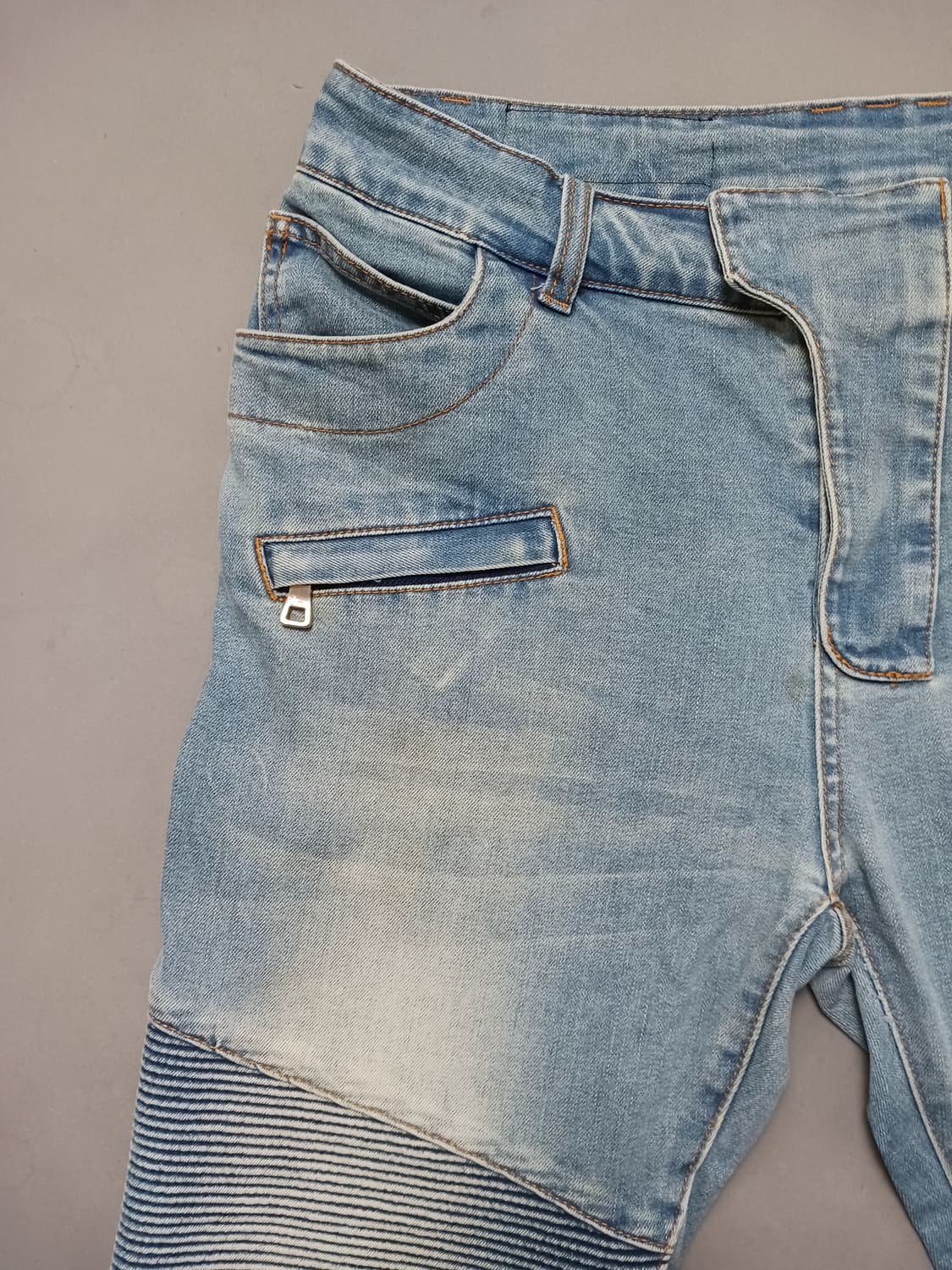 [30] 발망 워싱 바이커진 청바지 상품이미지2