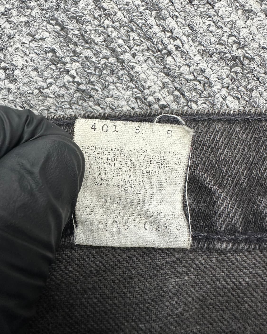 (허단41)90'S 리바이스 USA 505 흑청-M1778 상품이미지6