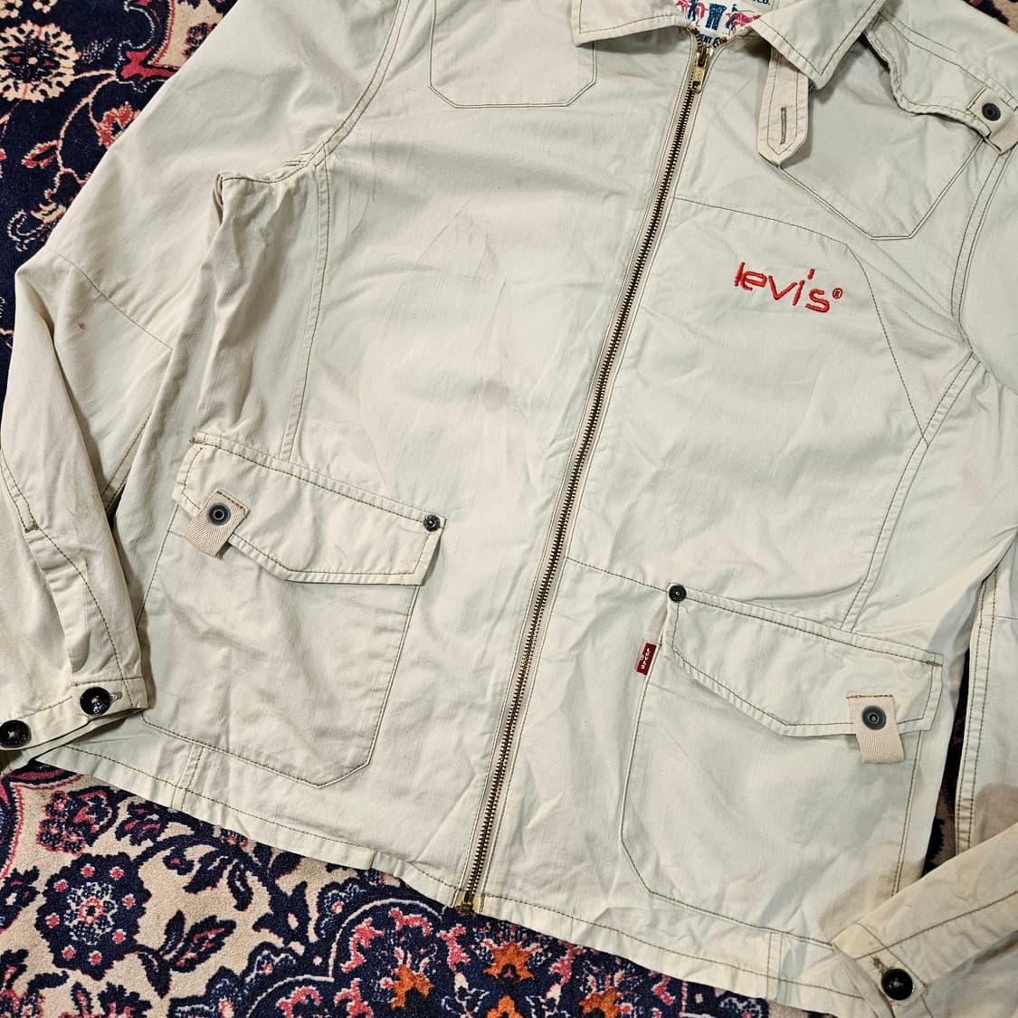 리바이스(Levis) 빈티지 집업 스윙자켓 XL size 상품이미지3