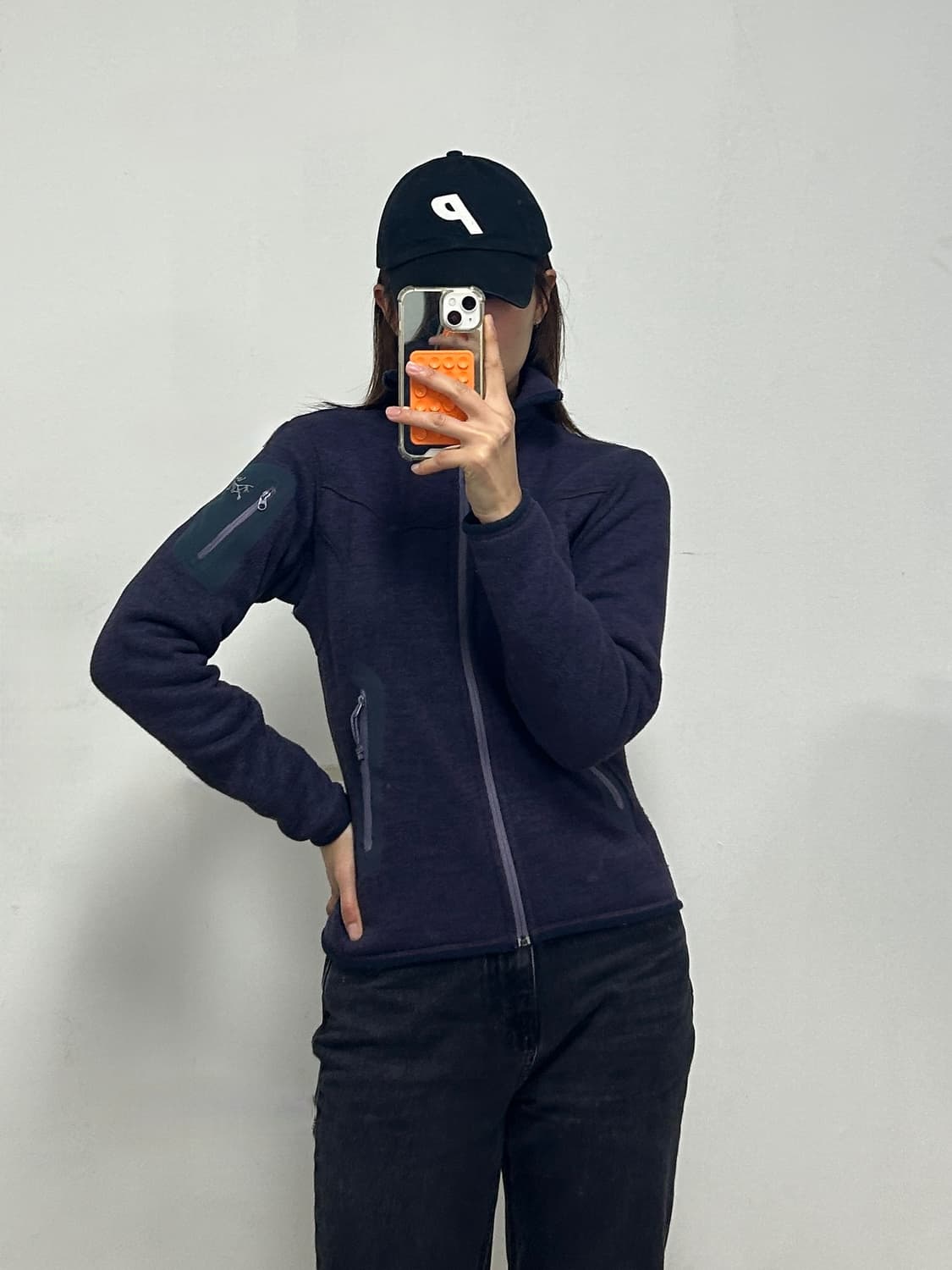 아크테릭스 커버트 플리스 가디건 퍼플 상품이미지1