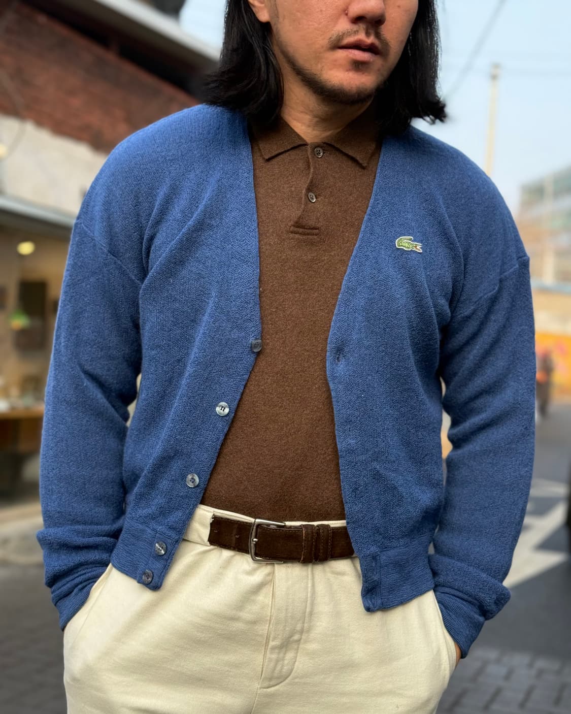 90‘s 라코스테 울 가디건 95 상품이미지8