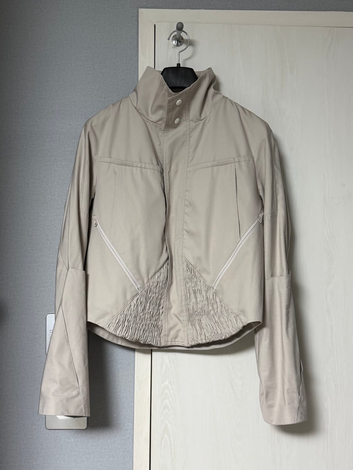 (50) 25ss 키코 코스타디노브 자파 크롭 자켓 아이보리 상품이미지3