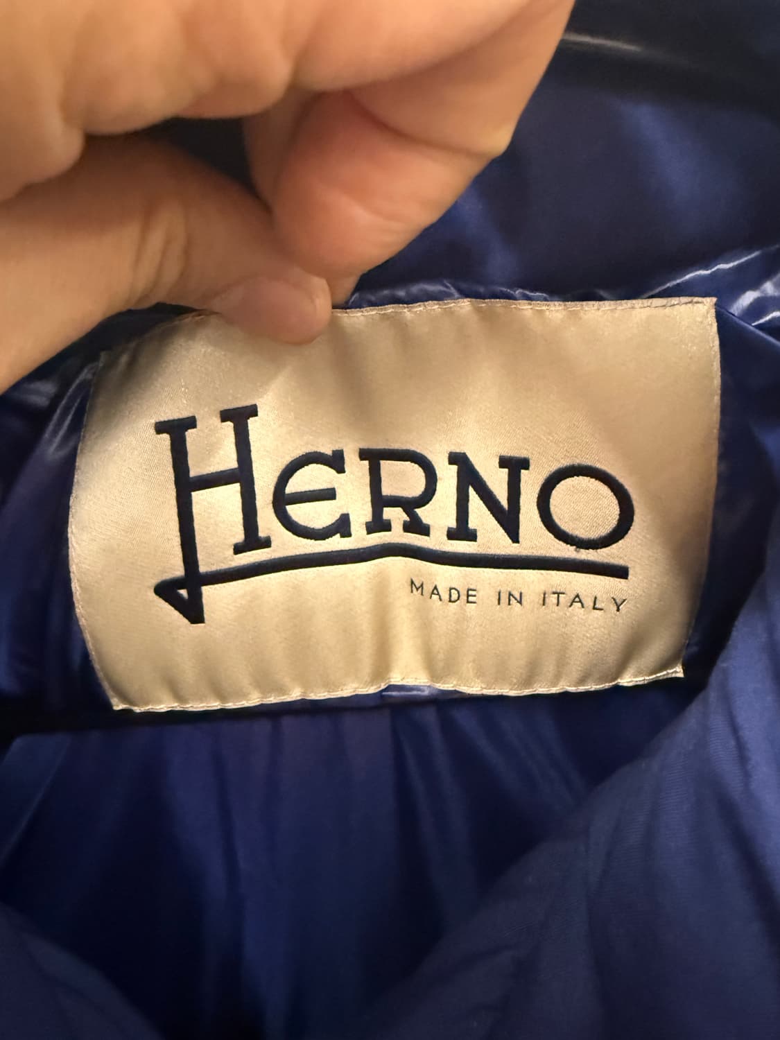 HERNO 에르노 정품 네이비 푸퍼 패딩 38 상품이미지4