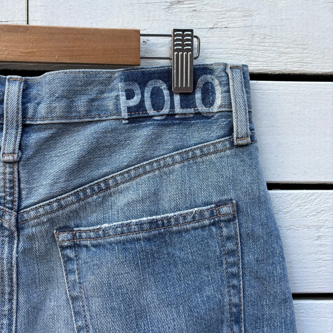 Polo 폴로 데님 미니 스커트 상품이미지4