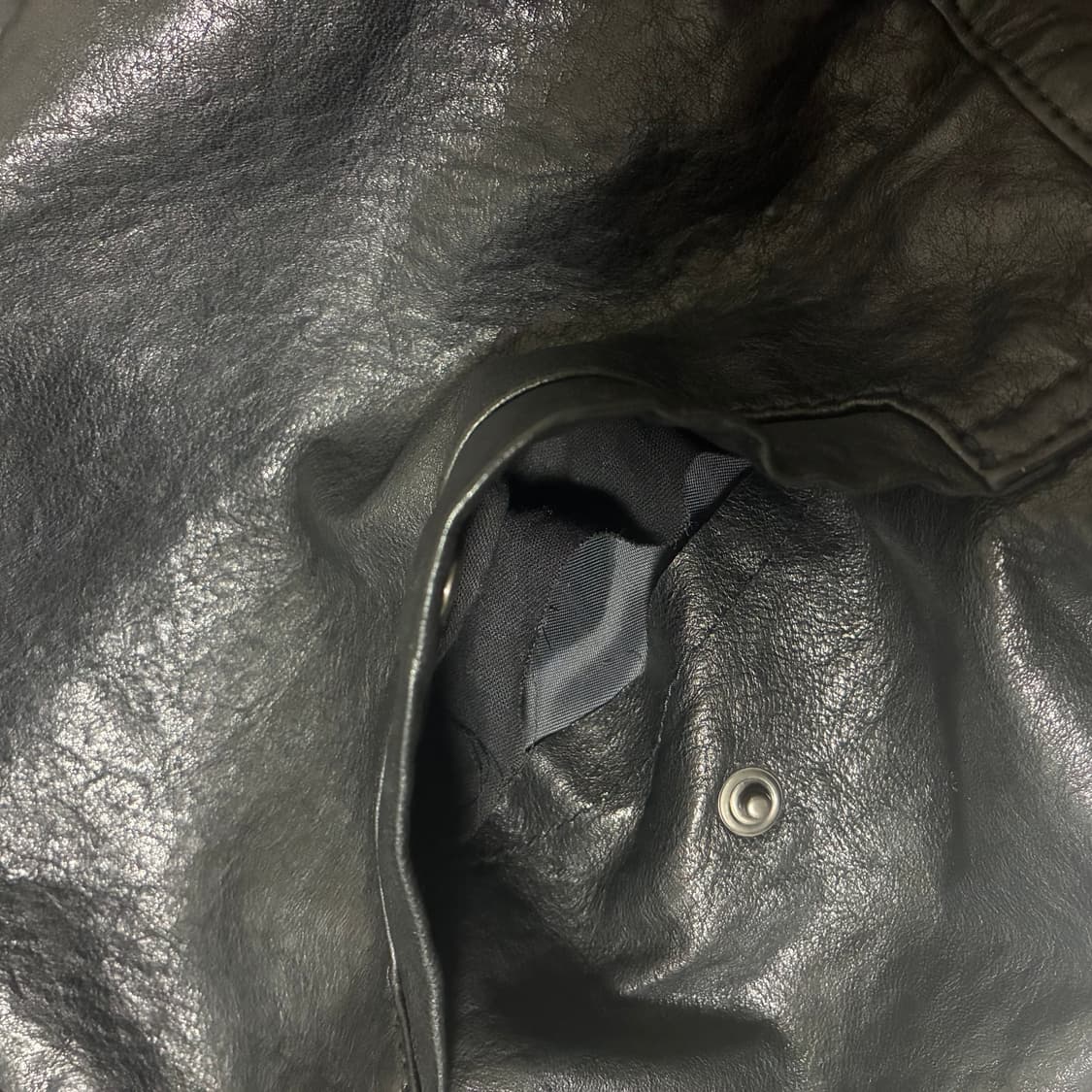lamb skin pocket leather jacket 상품이미지6