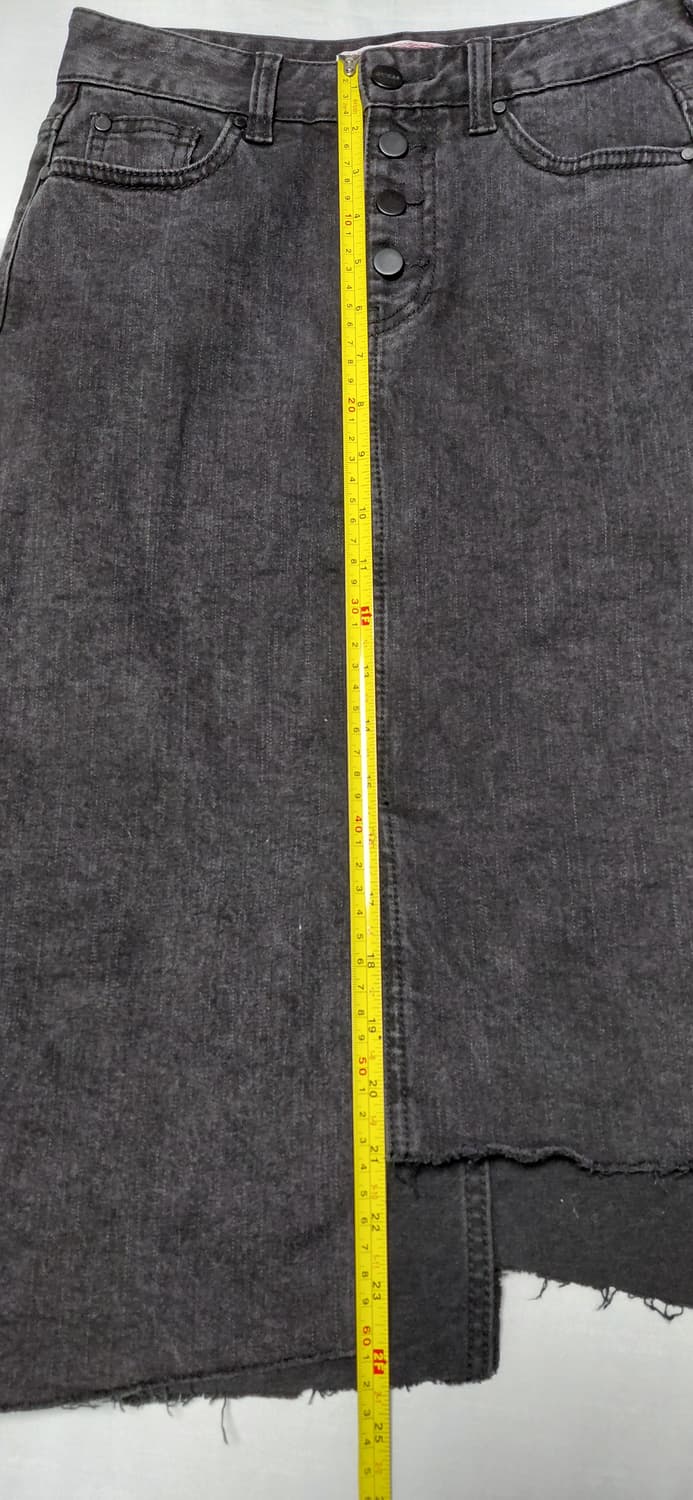 GUESS 블랙 데님 스커트 24 (무료배송) 상품이미지10