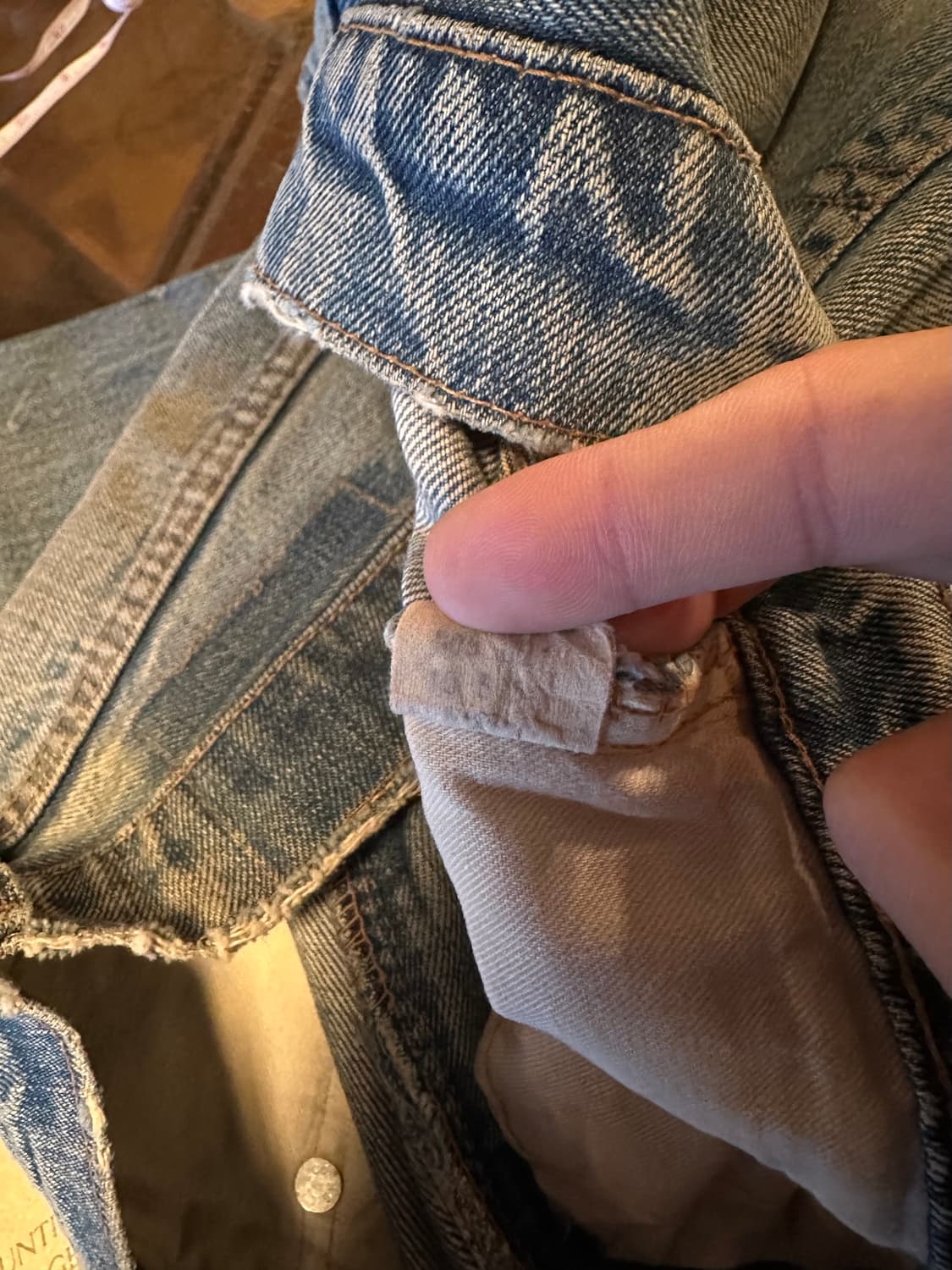 70s USA 빈티지 리바이스 505 66전기 셀비지 데님 팬츠 501 상품이미지9