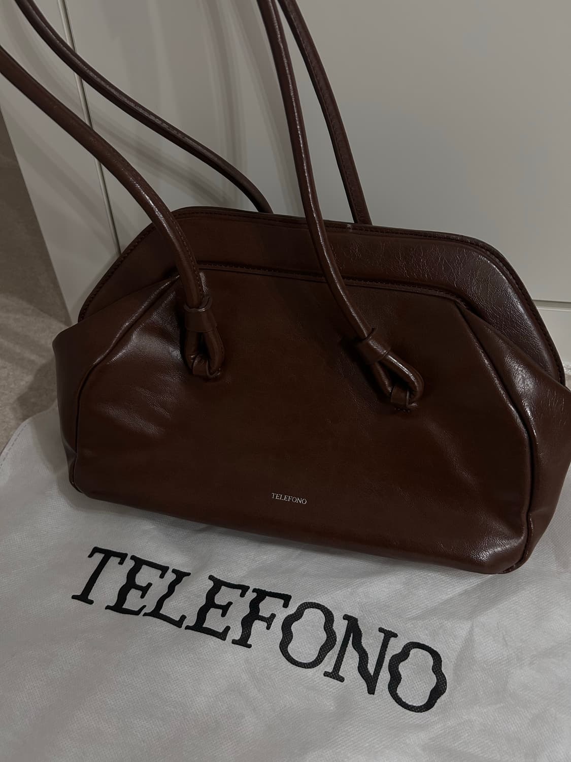 텔레포노 CALLING BAG LARGE - BROWN 상품이미지2