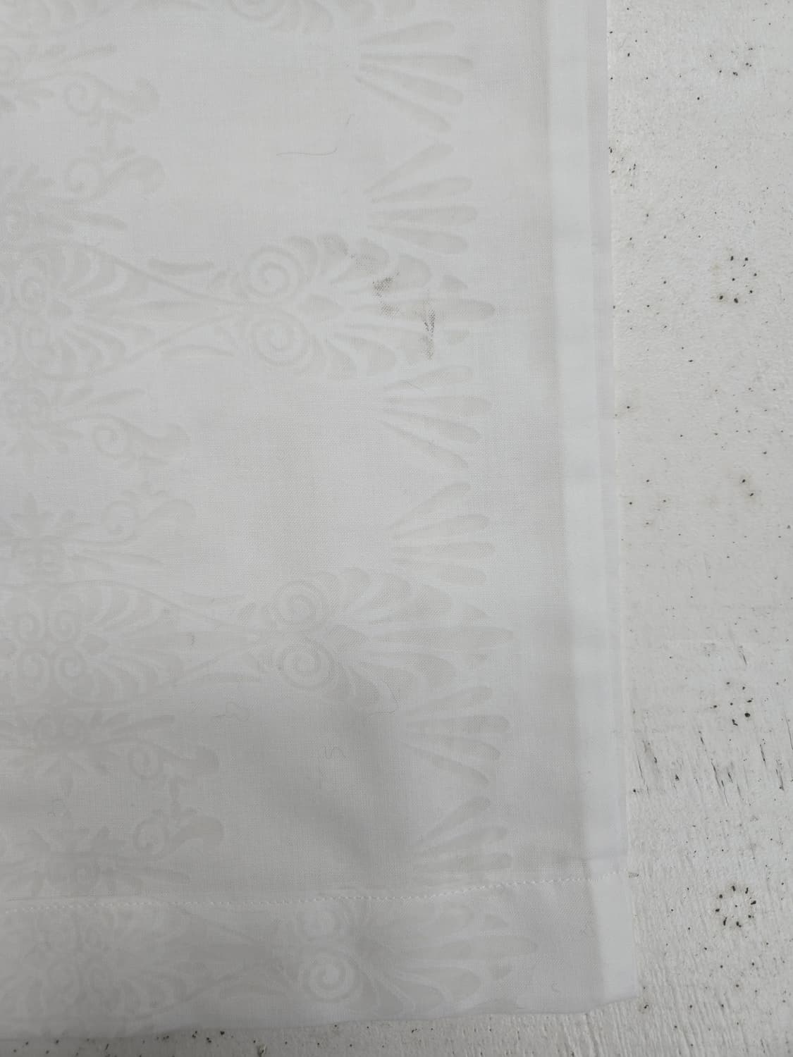 요지 야마모토 화이트 플라워 패턴 와이드 팬츠 상품이미지5