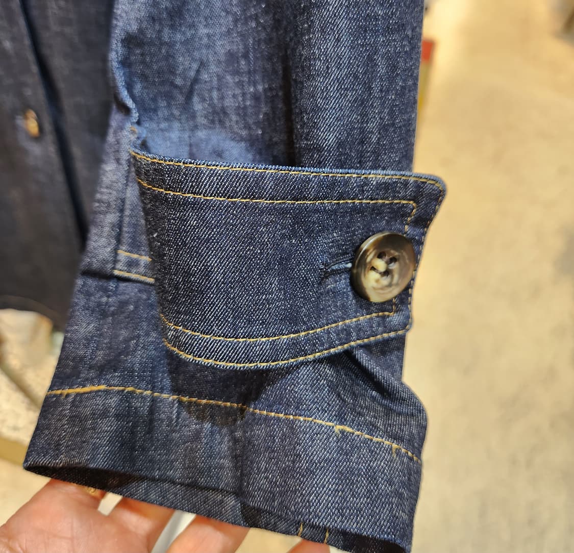 일본판 23ku 데님 코트(코튼 +리넨 블렌드) 상품이미지4