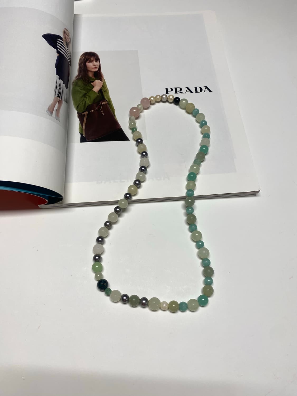 빈티지 비즈 비드 믹스 목걸이 상품이미지5