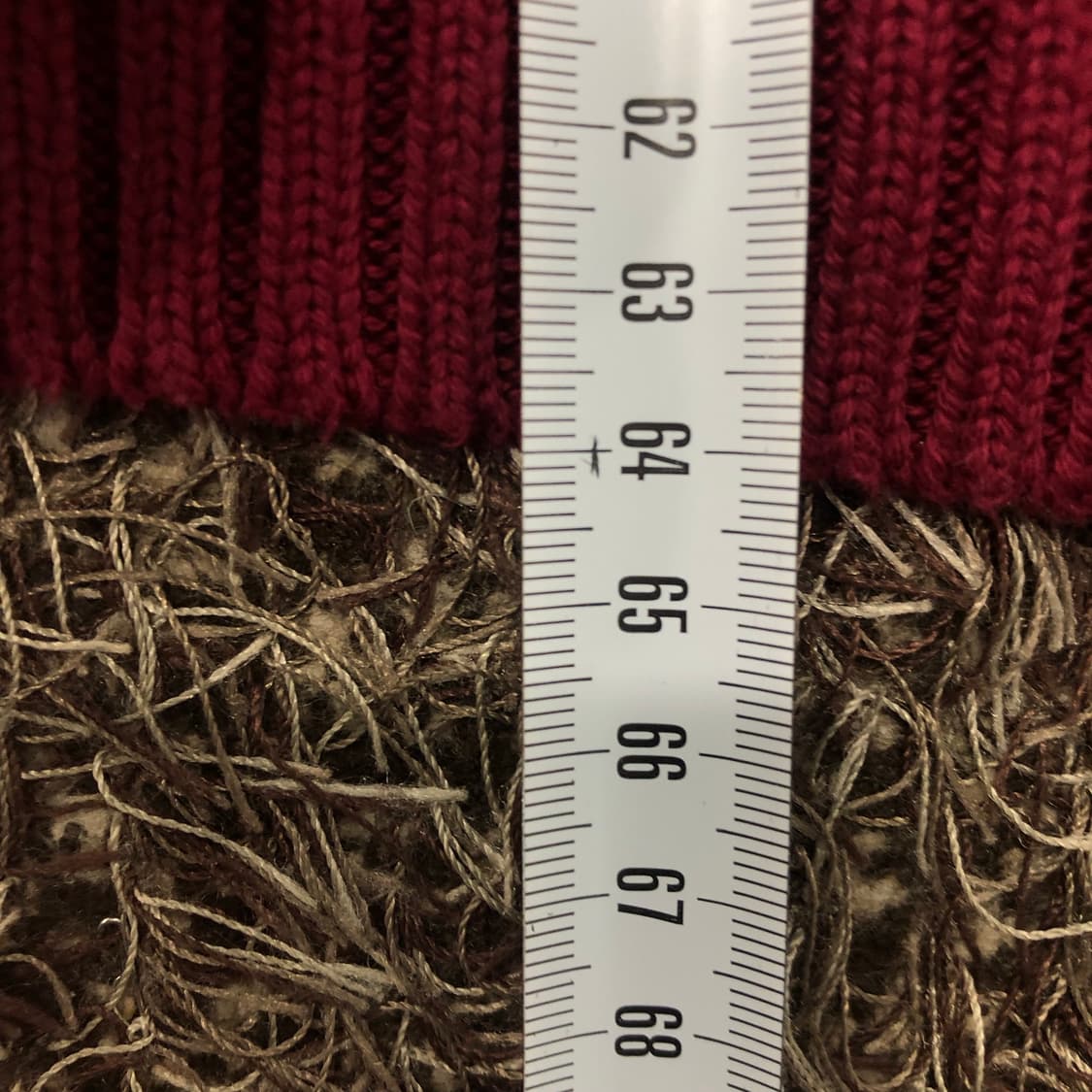 XL 폴로 랄프로렌 브이넥 케이블 버건디 니트 상품이미지9