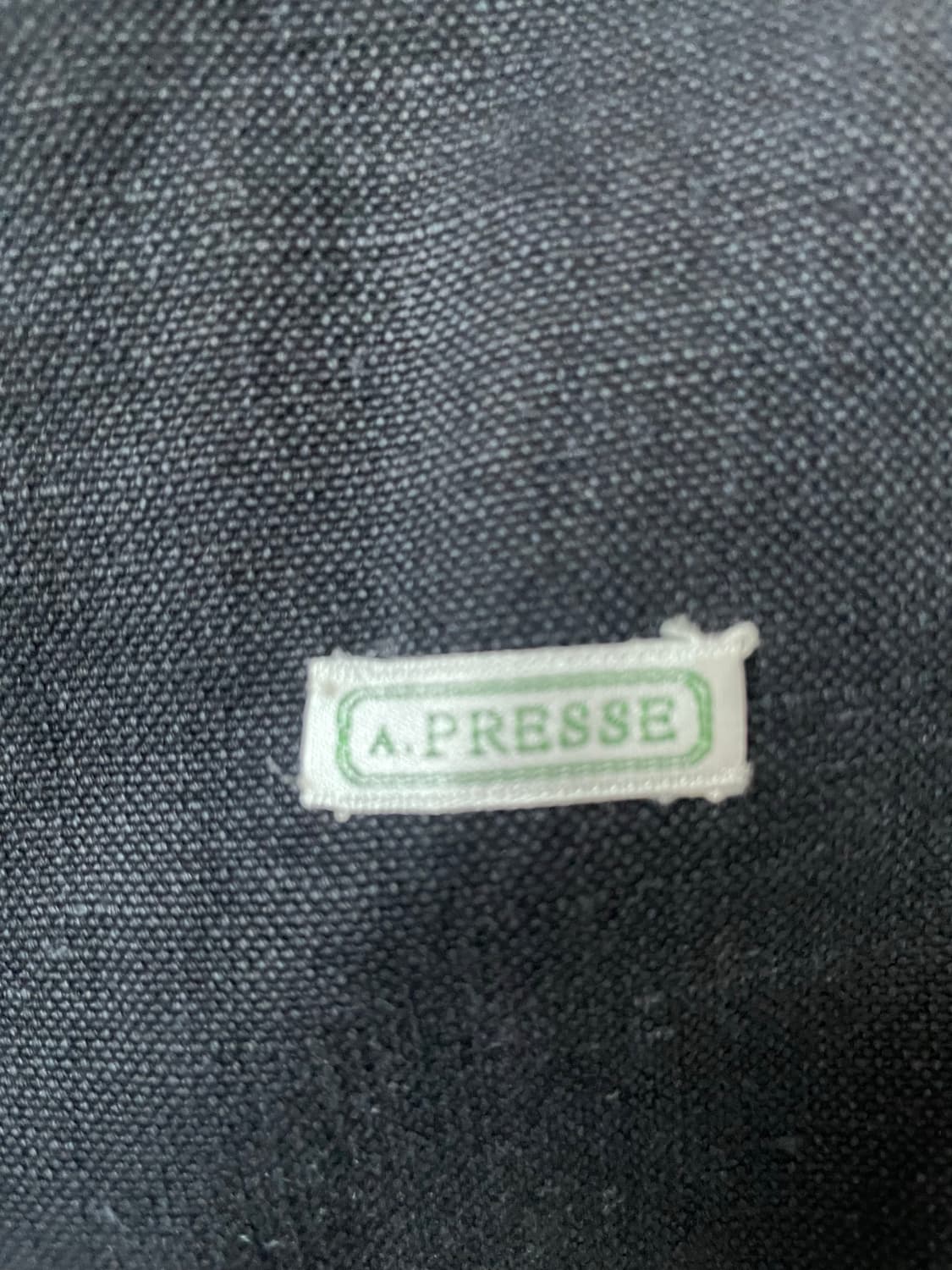 아프레쎄 실크 헴프 프렌치 에어포스 자켓 블랙 3사이즈 상품이미지2