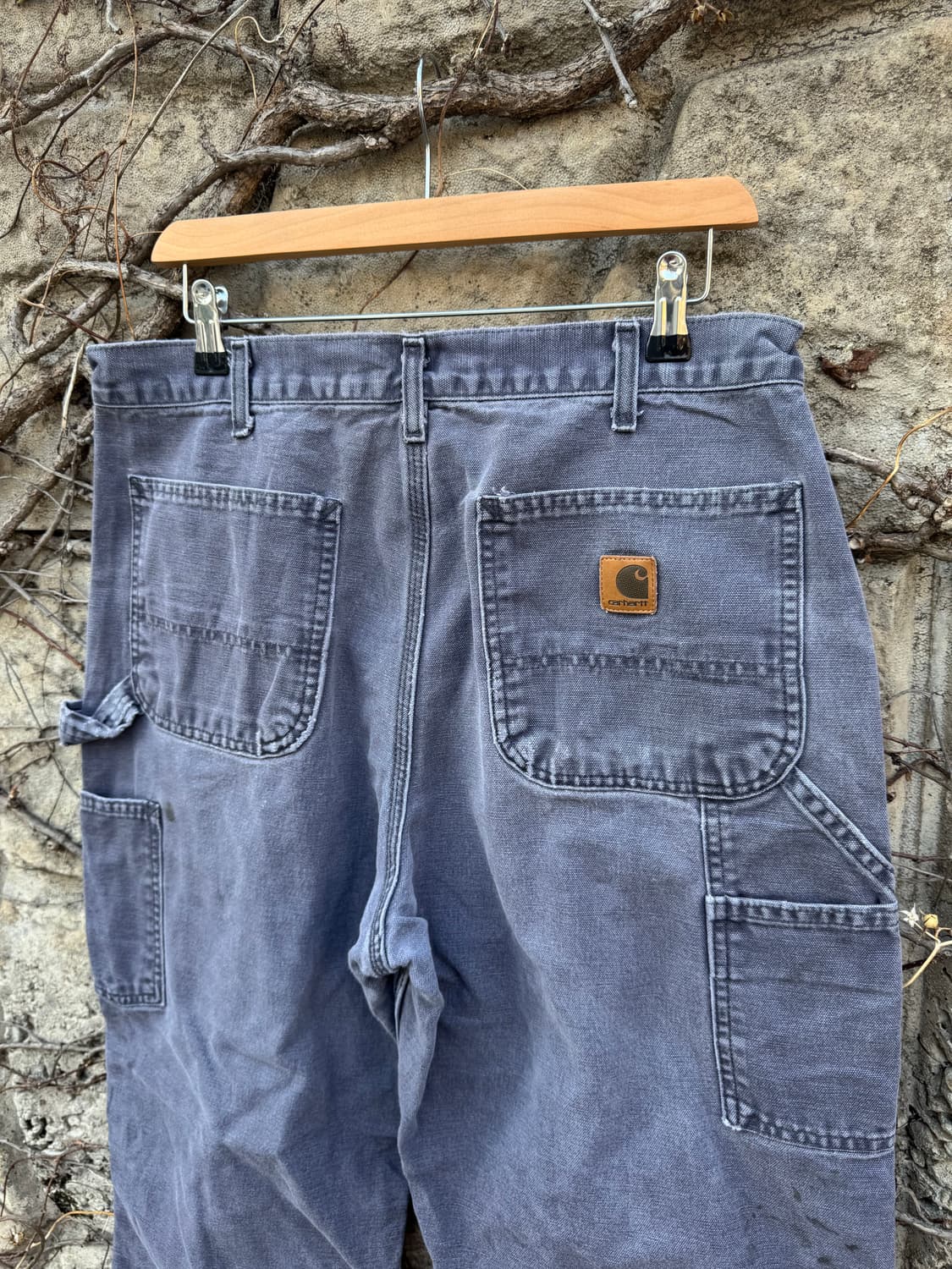 칼하트 빈티지 b11 ptb 하드페이딩 카펜터 싱글니 워크 팬츠 상품이미지5