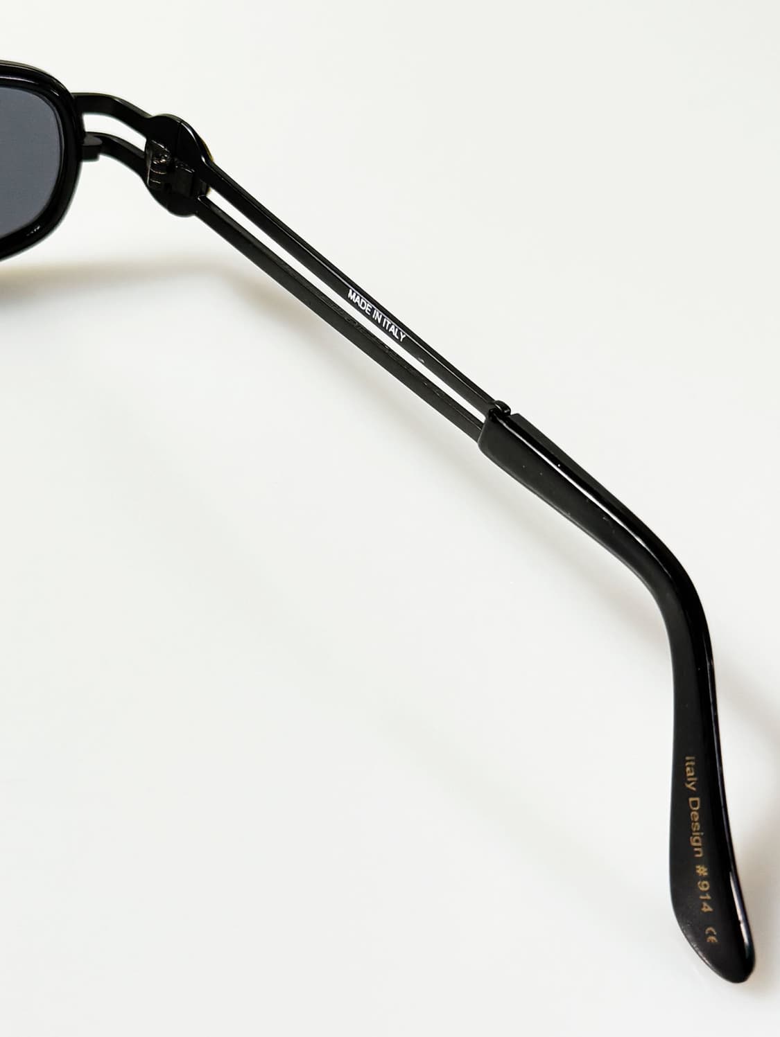 LOUIS SASA 블랙 골드 오벌 프레임 빈티지 선글라스 상품이미지7