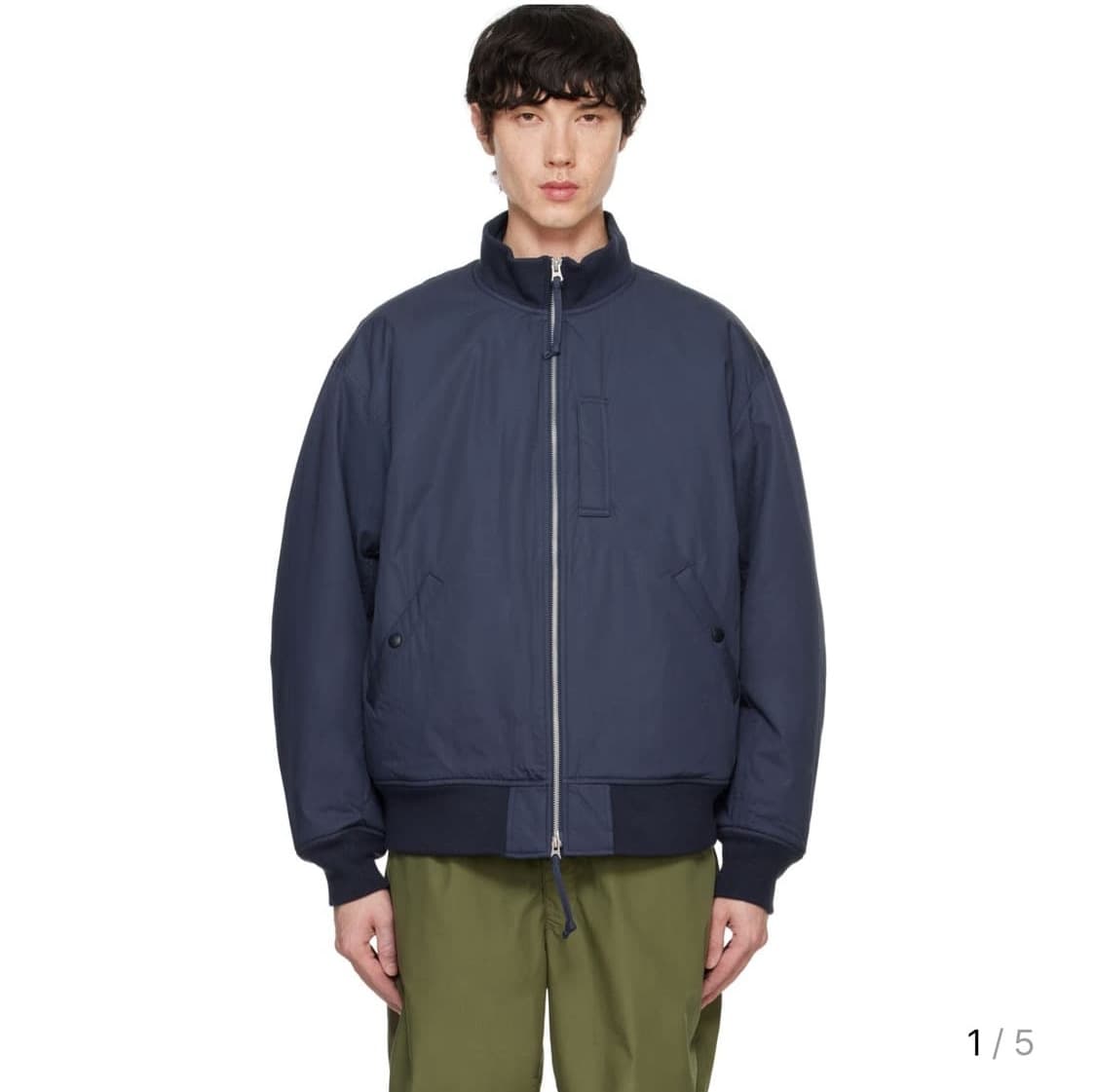 나나미카 인슐레이션 바시티자켓 L 네이비 상품이미지1
