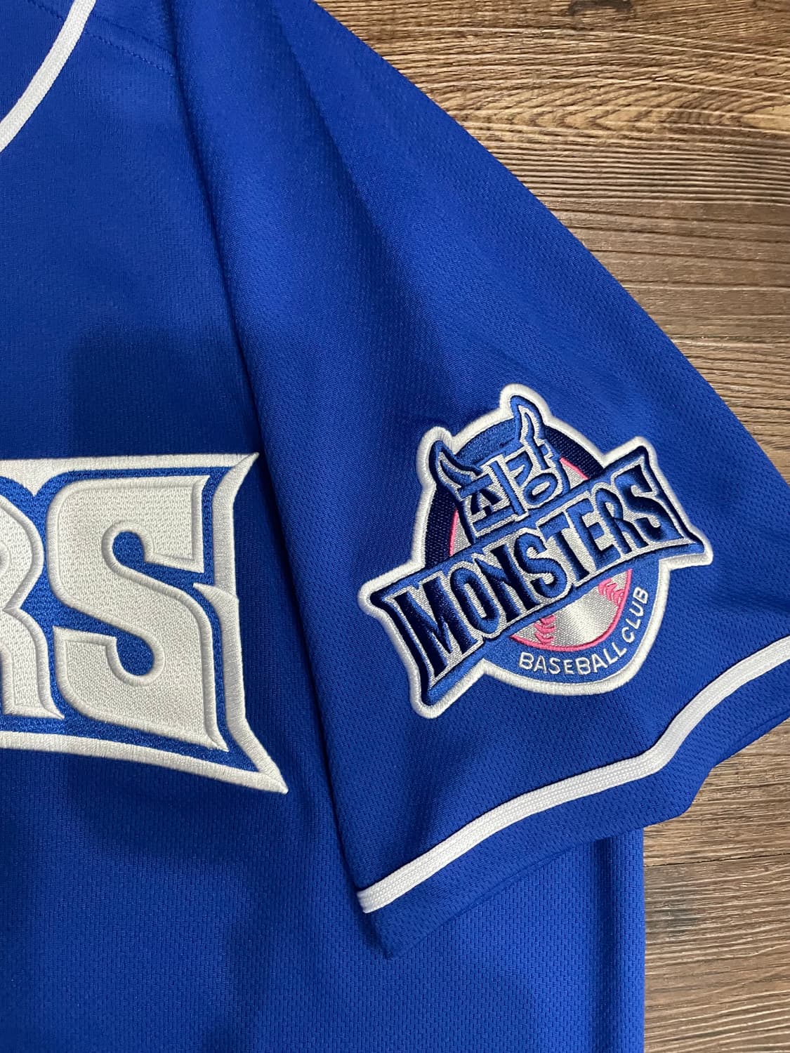 최강야구 몬스터즈 어센틱 야구 유니폼 블루 상품이미지5