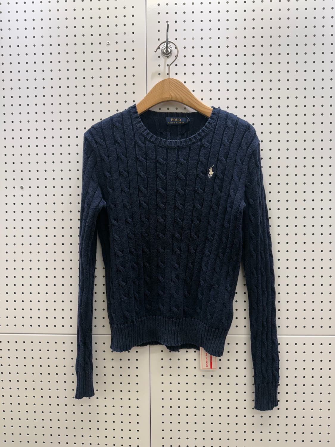 폴로 랄프로렌 네이비 케이블 포니 니트 U575 상품이미지2